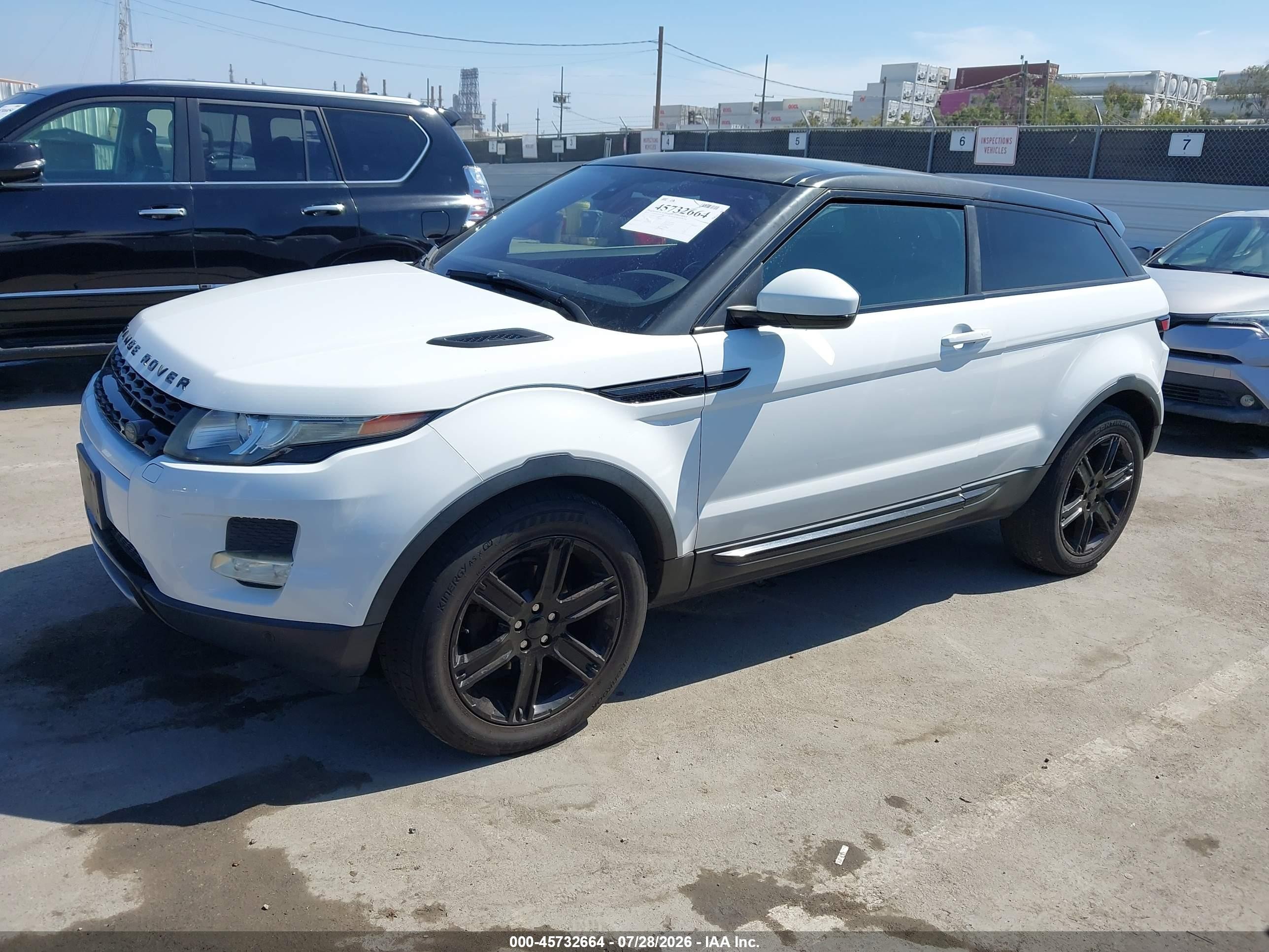 2015 Land Rover Range Rover Evoque Pure Plus Белый vin: SALVP1BG8FH994286