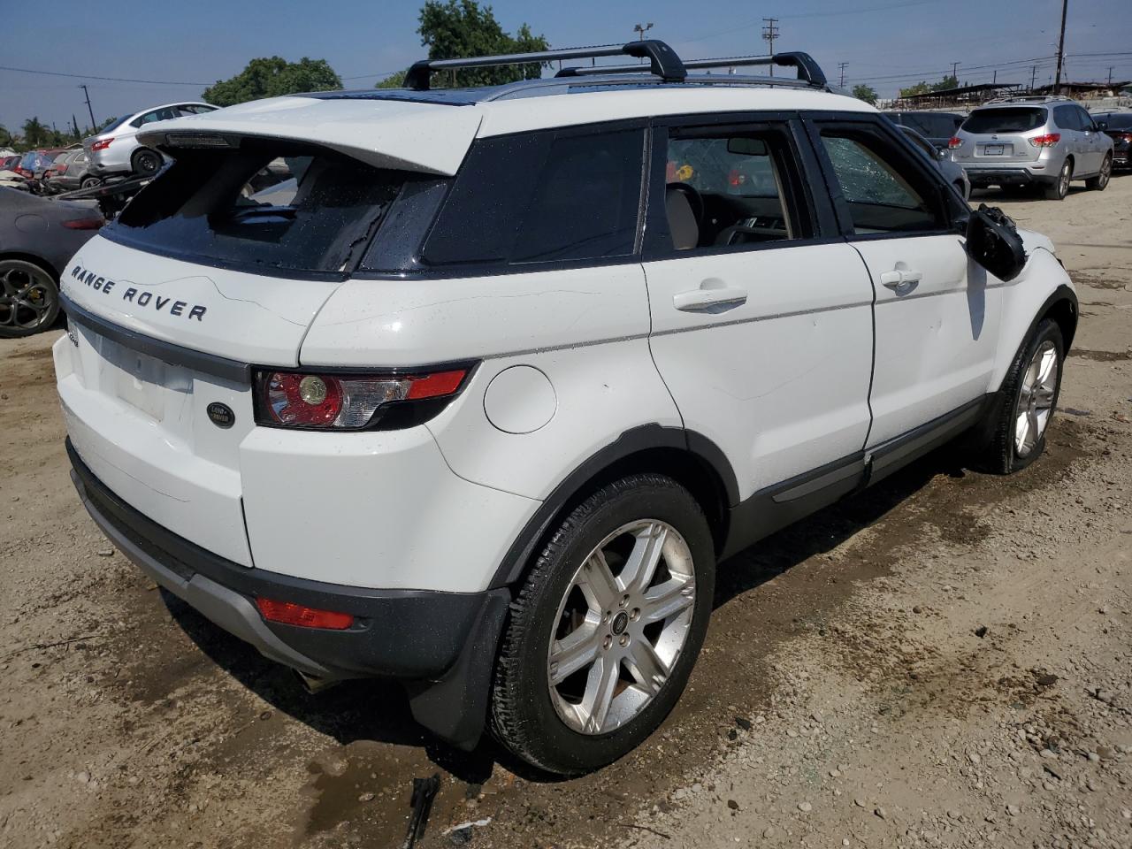 2013 Land Rover Range Rover Evoque Pure Plus White vin: SALVP2BG0DH800434