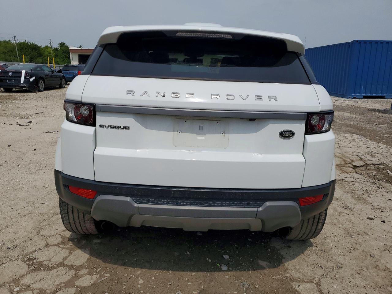 2014 Land Rover Range Rover Evoque Pure Plus White vin: SALVP2BG0EH879332