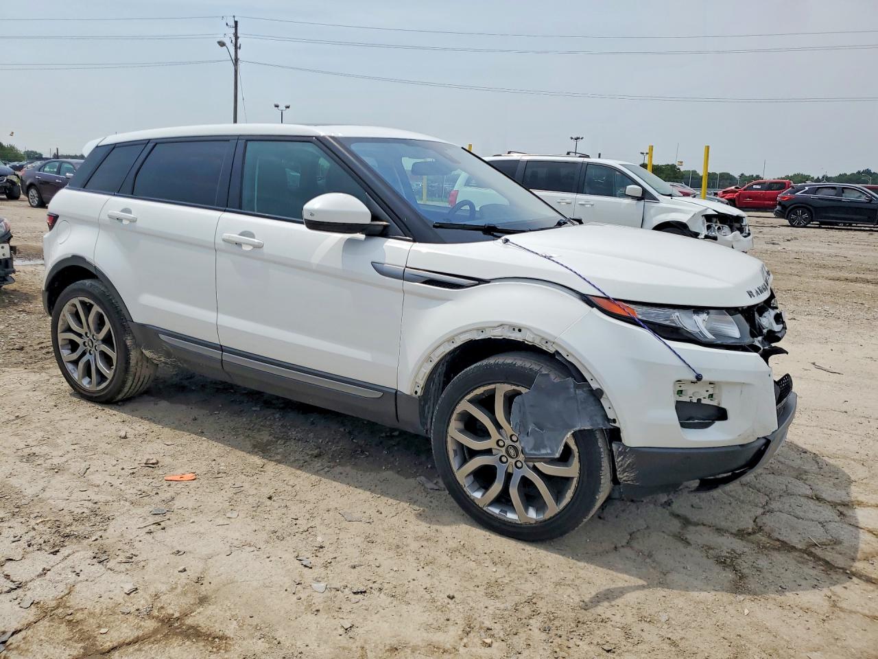 2014 Land Rover Range Rover Evoque Pure Plus White vin: SALVP2BG0EH879332