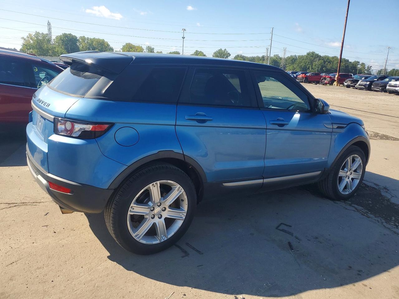 2014 Land Rover Range Rover Evoque Pure Plus Blue vin: SALVP2BG0EH887110