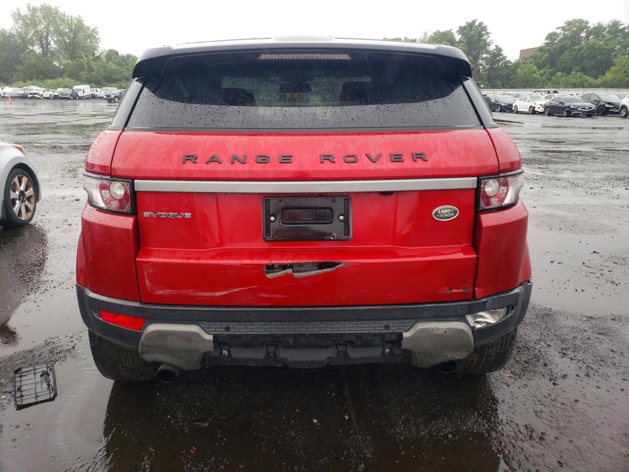 2015 Land Rover Range Rover Evoque Pure Plus Красный vin: SALVP2BG0FH021473