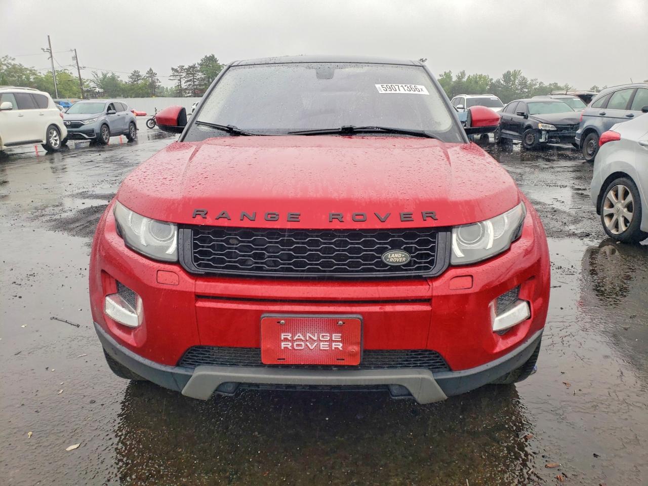 2015 Land Rover Range Rover Evoque Pure Plus Красный vin: SALVP2BG0FH021473