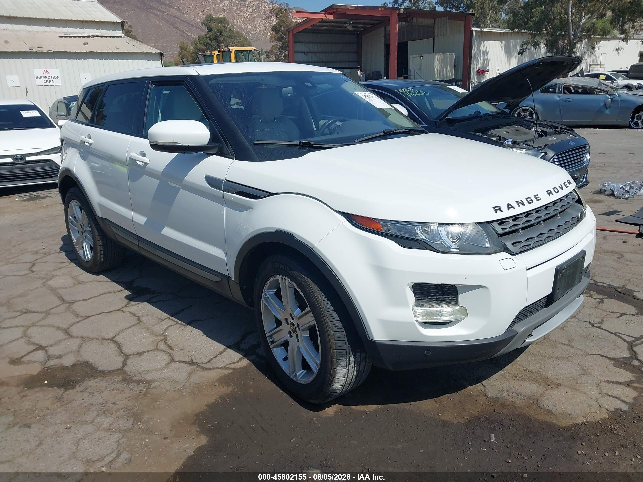 2013 Land Rover Range Rover Evoque Pure White vin: SALVP2BG1DH821888