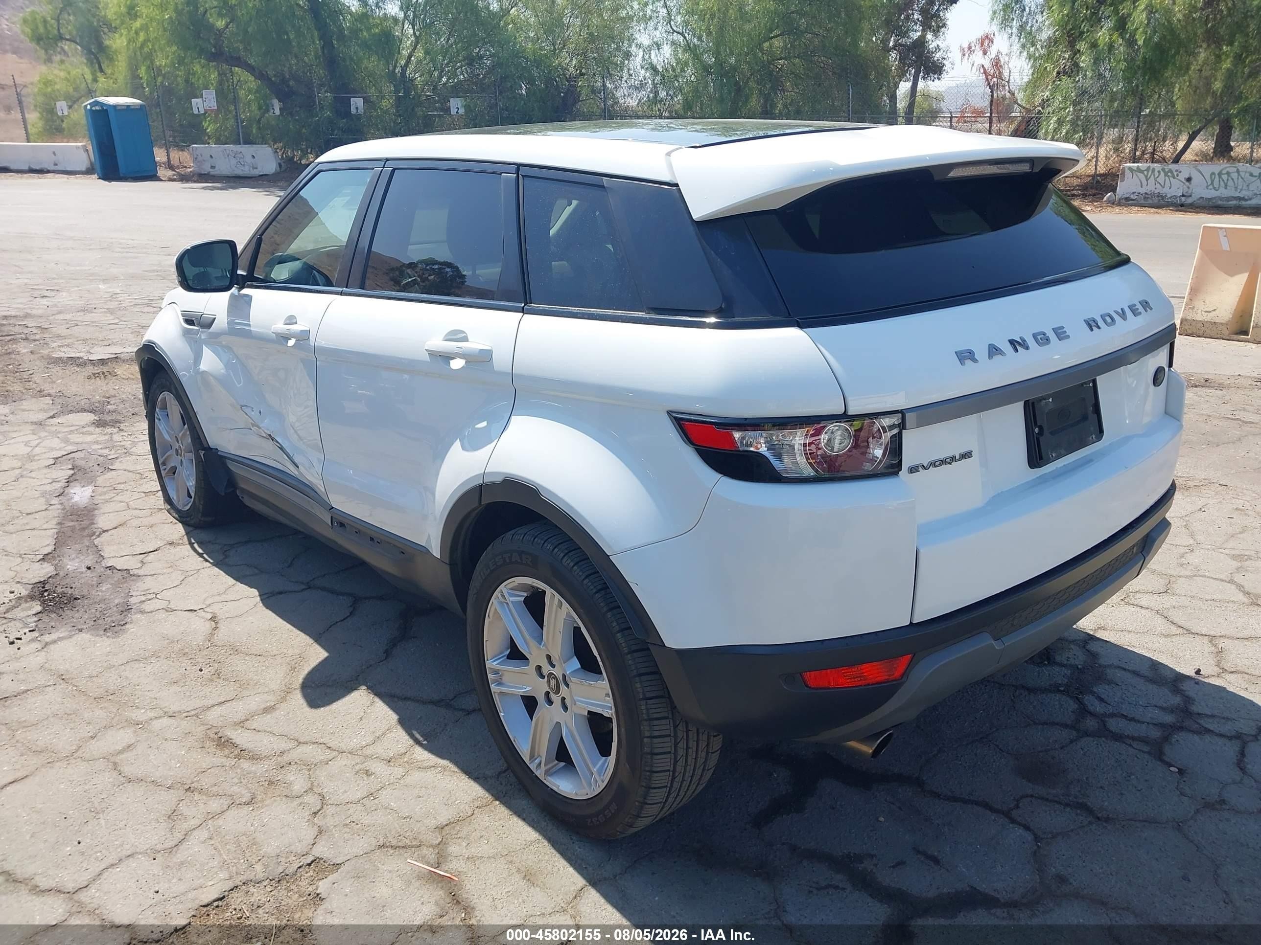 2013 Land Rover Range Rover Evoque Pure White vin: SALVP2BG1DH821888