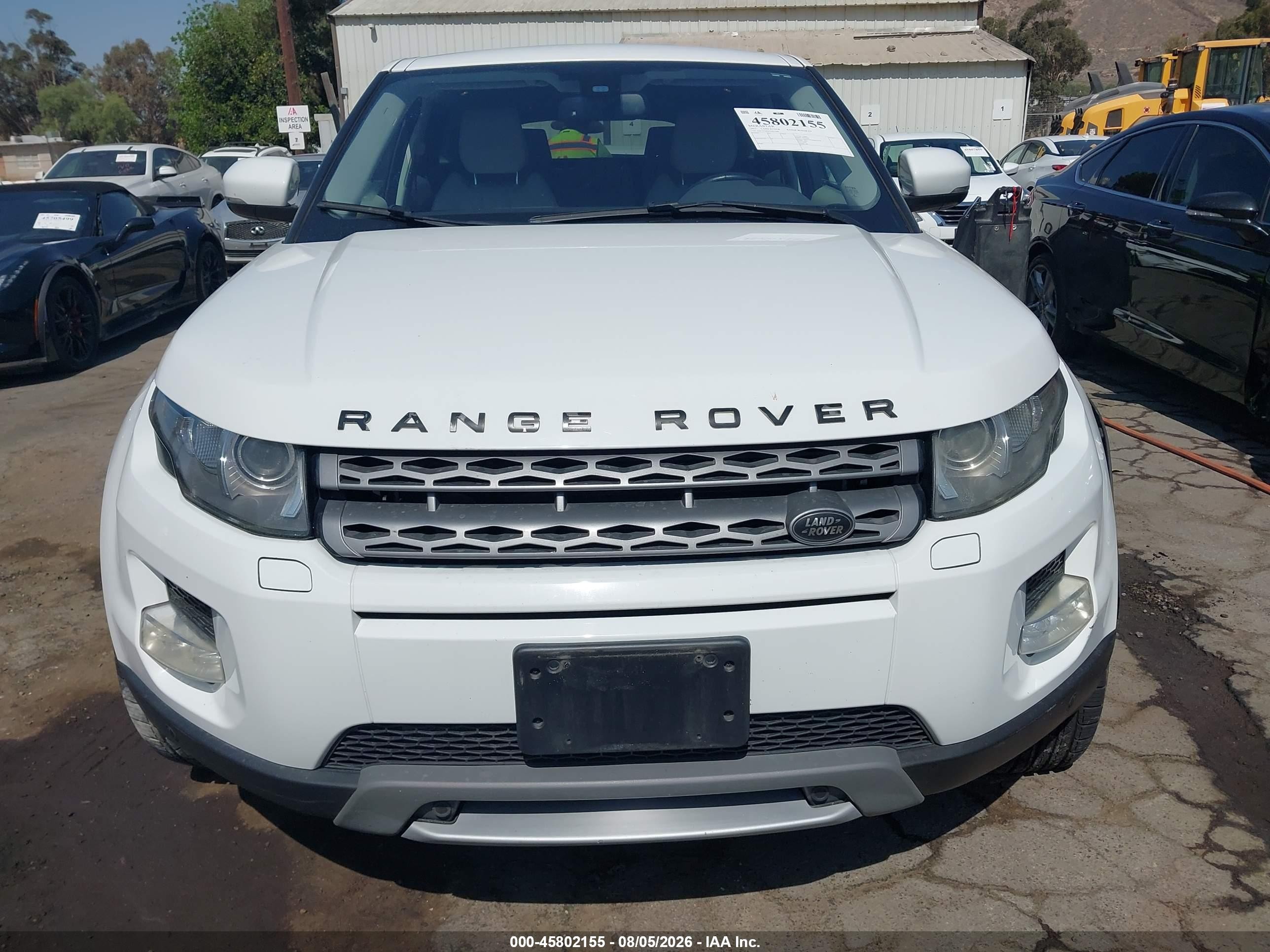 2013 Land Rover Range Rover Evoque Pure White vin: SALVP2BG1DH821888