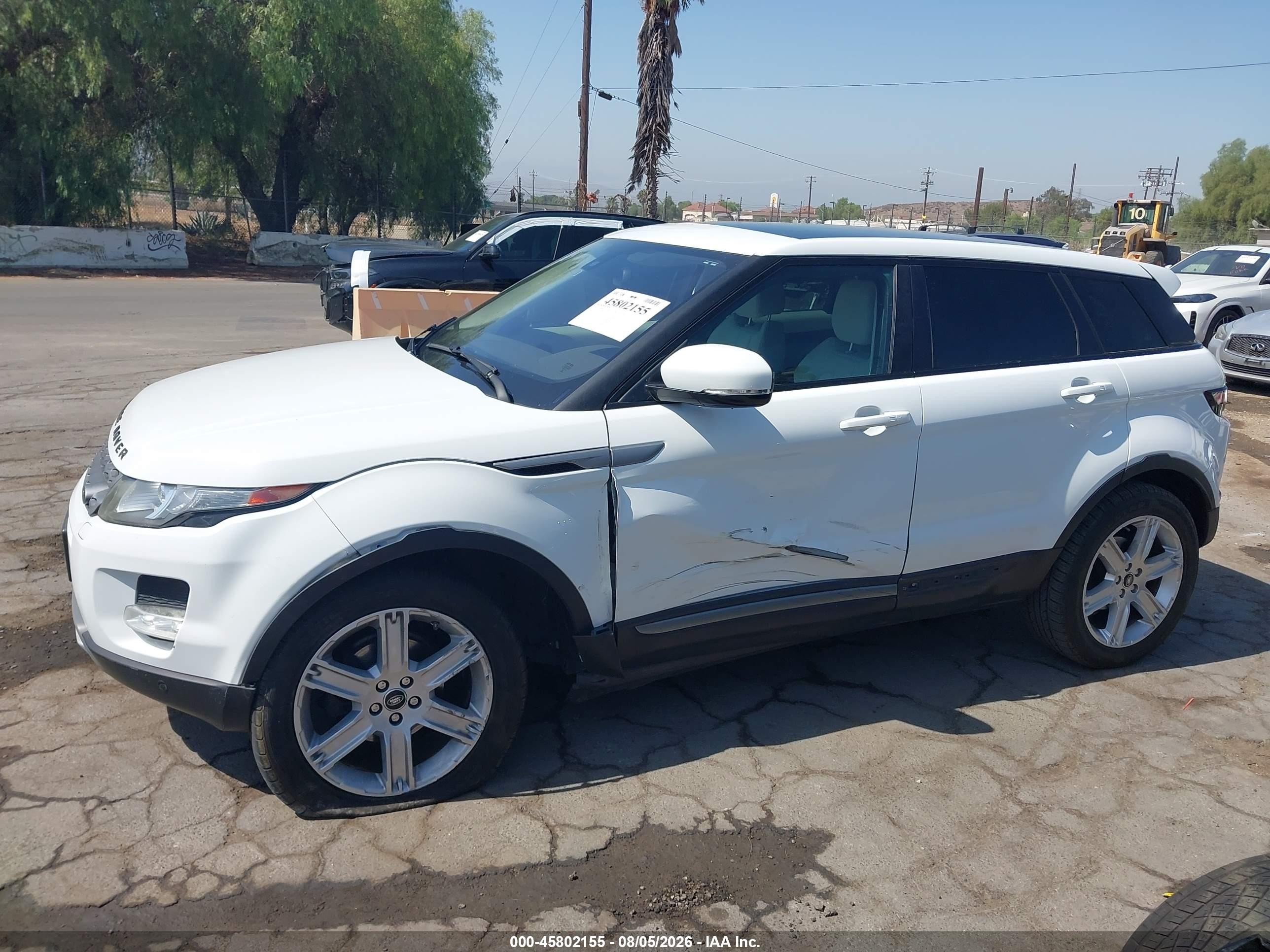 2013 Land Rover Range Rover Evoque Pure White vin: SALVP2BG1DH821888