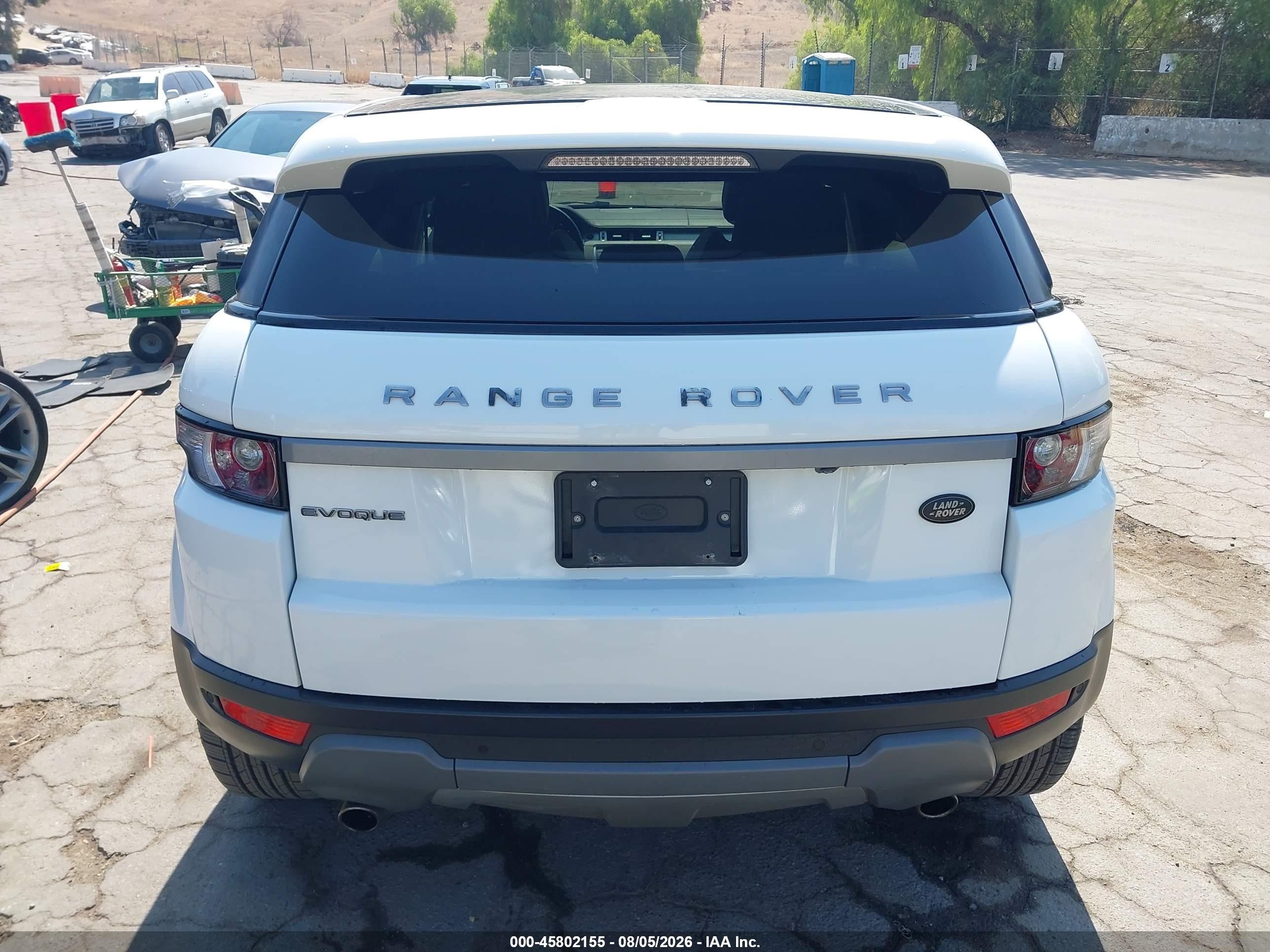 2013 Land Rover Range Rover Evoque Pure White vin: SALVP2BG1DH821888