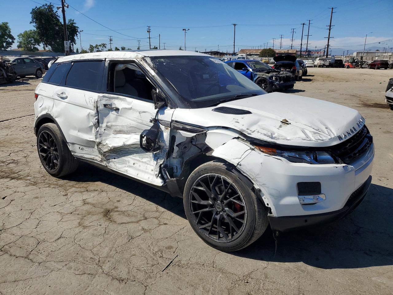 2015 Land Rover Range Rover Evoque Pure Plus White vin: SALVP2BG1FH050464