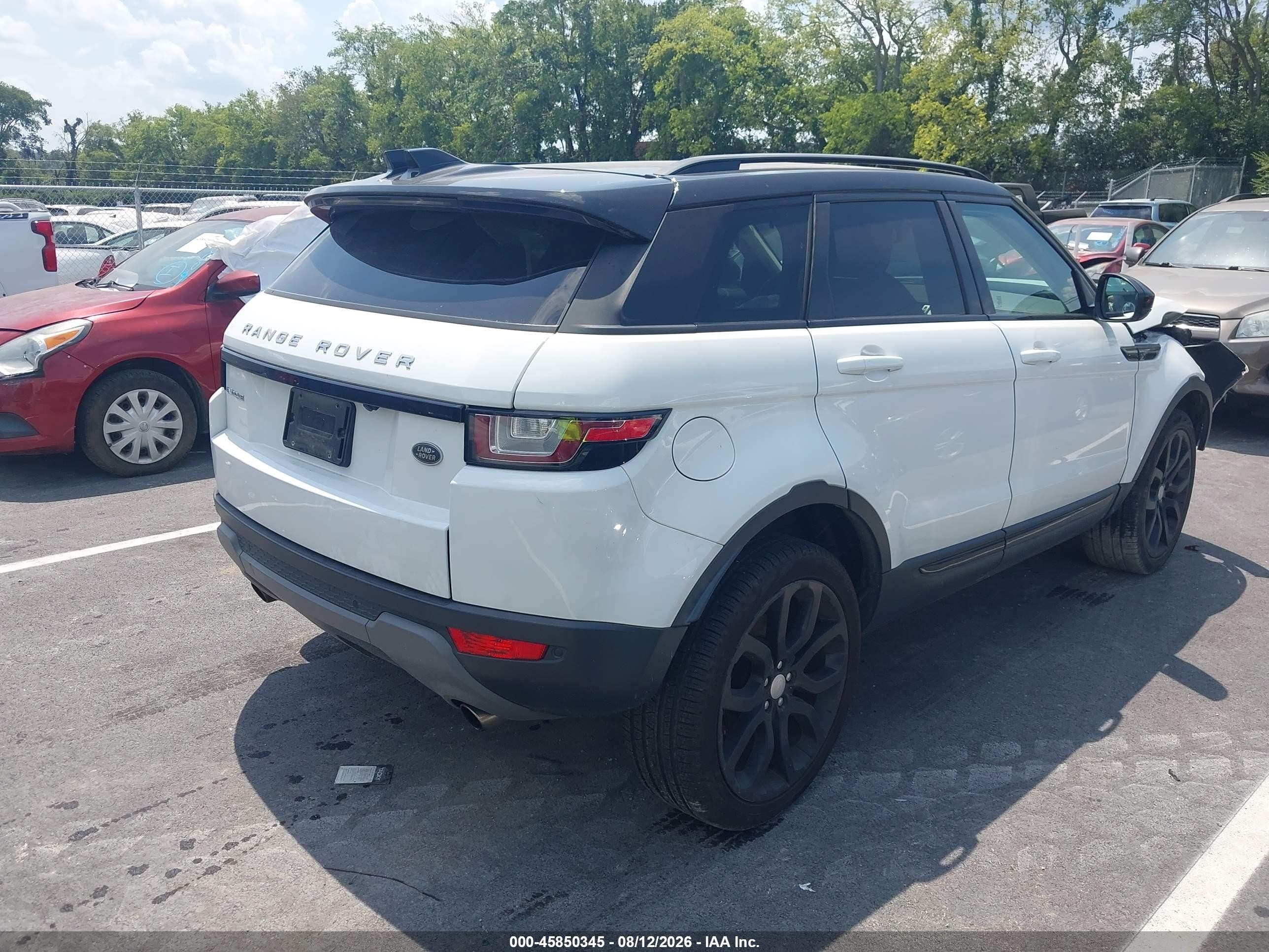 2017 Land Rover Range Rover Evoque Se/se Premium White vin: SALVP2BG1HH231471