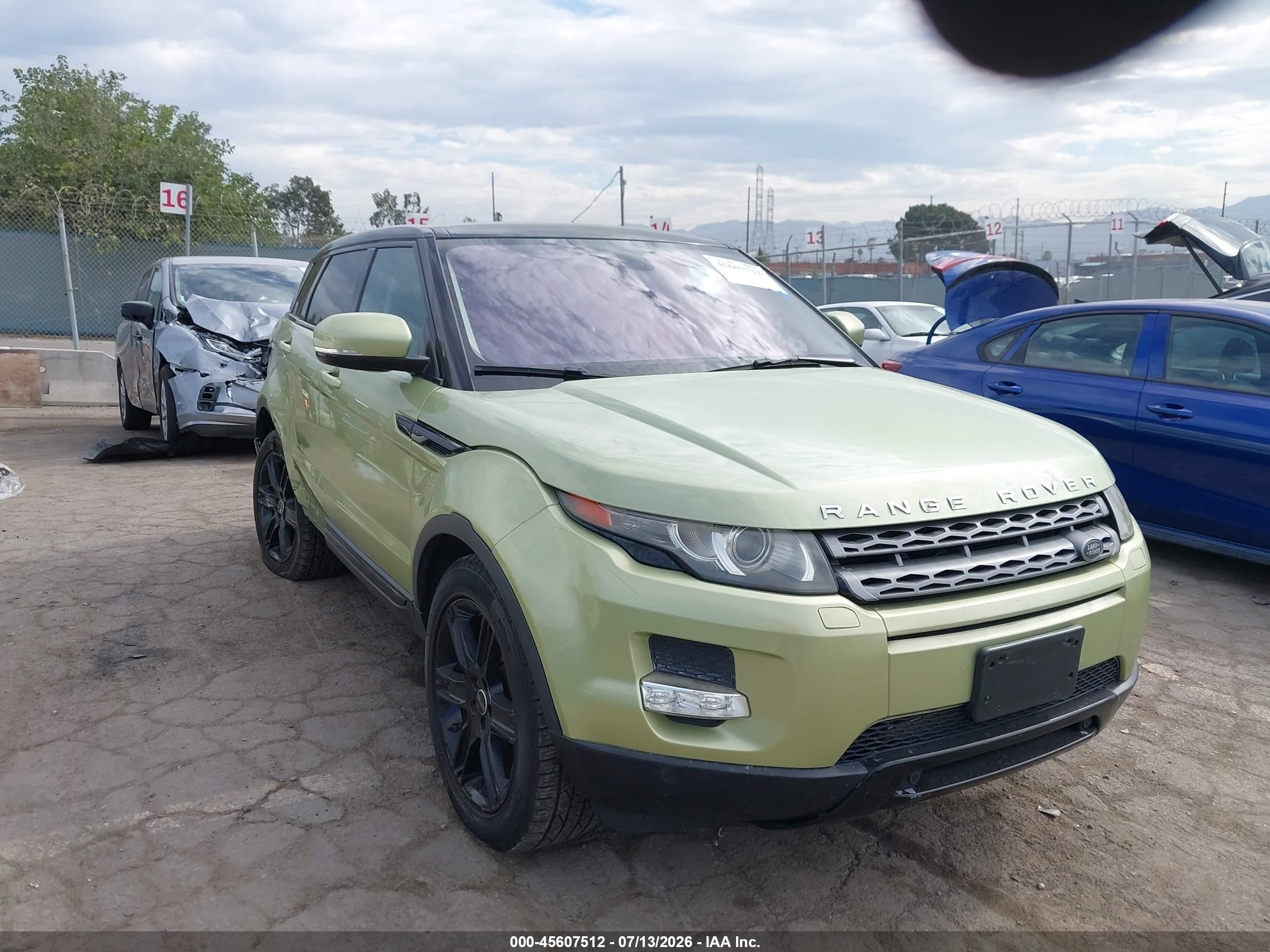 2012 Land Rover Range Rover Evoque Pure Plus Green vin: SALVP2BG2CH669523