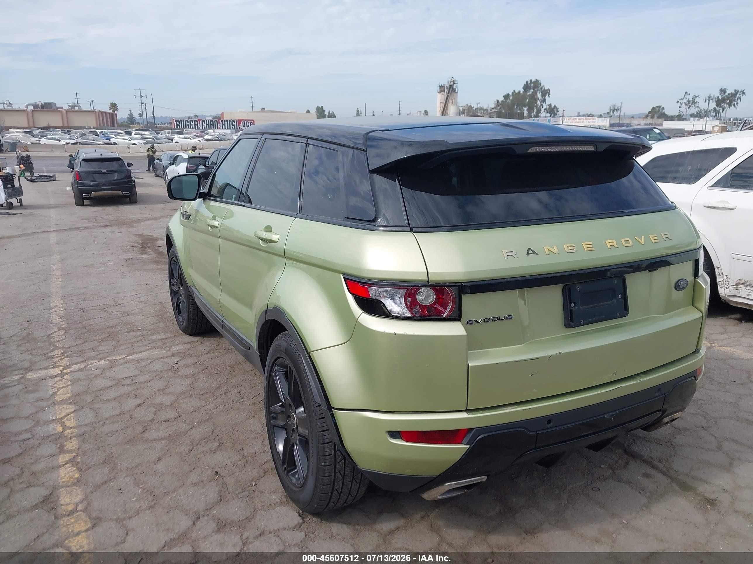 2012 Land Rover Range Rover Evoque Pure Plus Green vin: SALVP2BG2CH669523