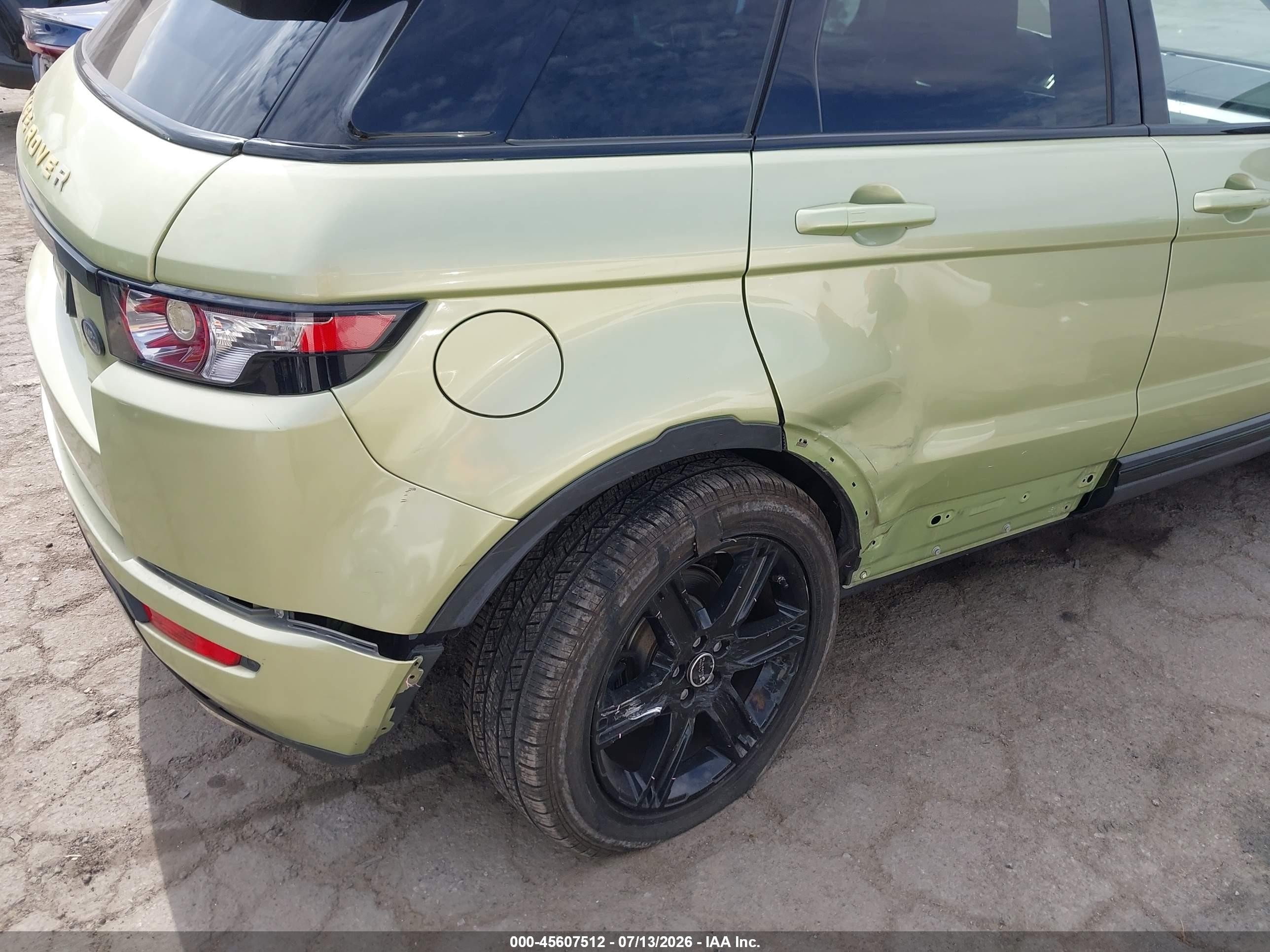 2012 Land Rover Range Rover Evoque Pure Plus Green vin: SALVP2BG2CH669523