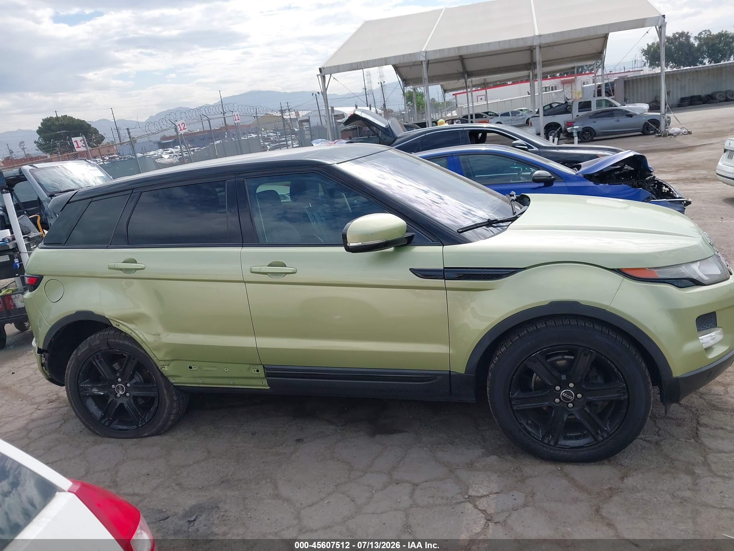 2012 Land Rover Range Rover Evoque Pure Plus Green vin: SALVP2BG2CH669523