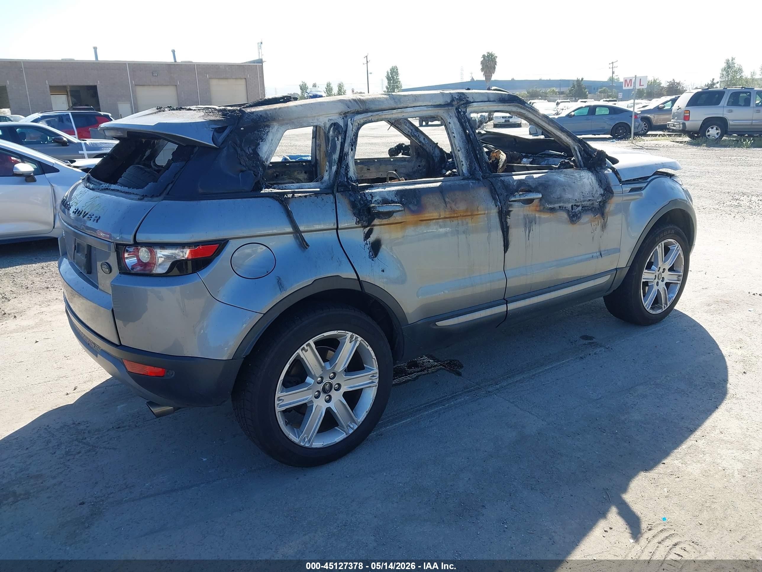 2013 Land Rover Range Rover Evoque Pure Gray vin: SALVP2BG2DH824895