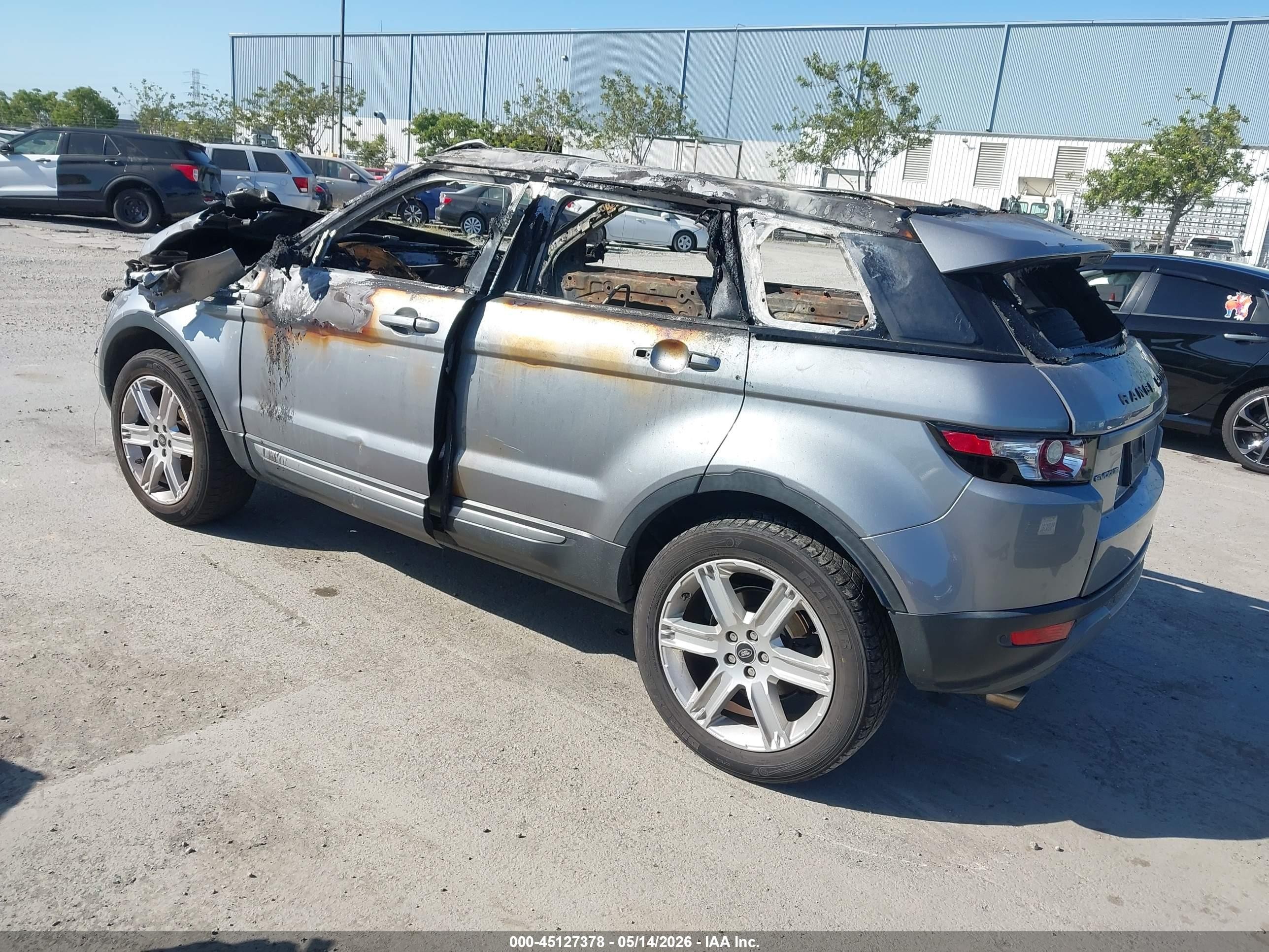 2013 Land Rover Range Rover Evoque Pure Gray vin: SALVP2BG2DH824895