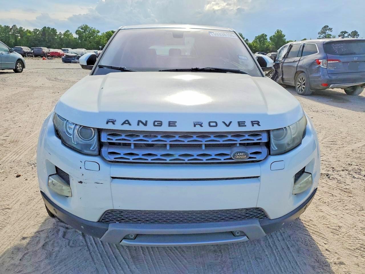 2014 Land Rover Range Rover Evoque Pure Plus White vin: SALVP2BG2EH895368