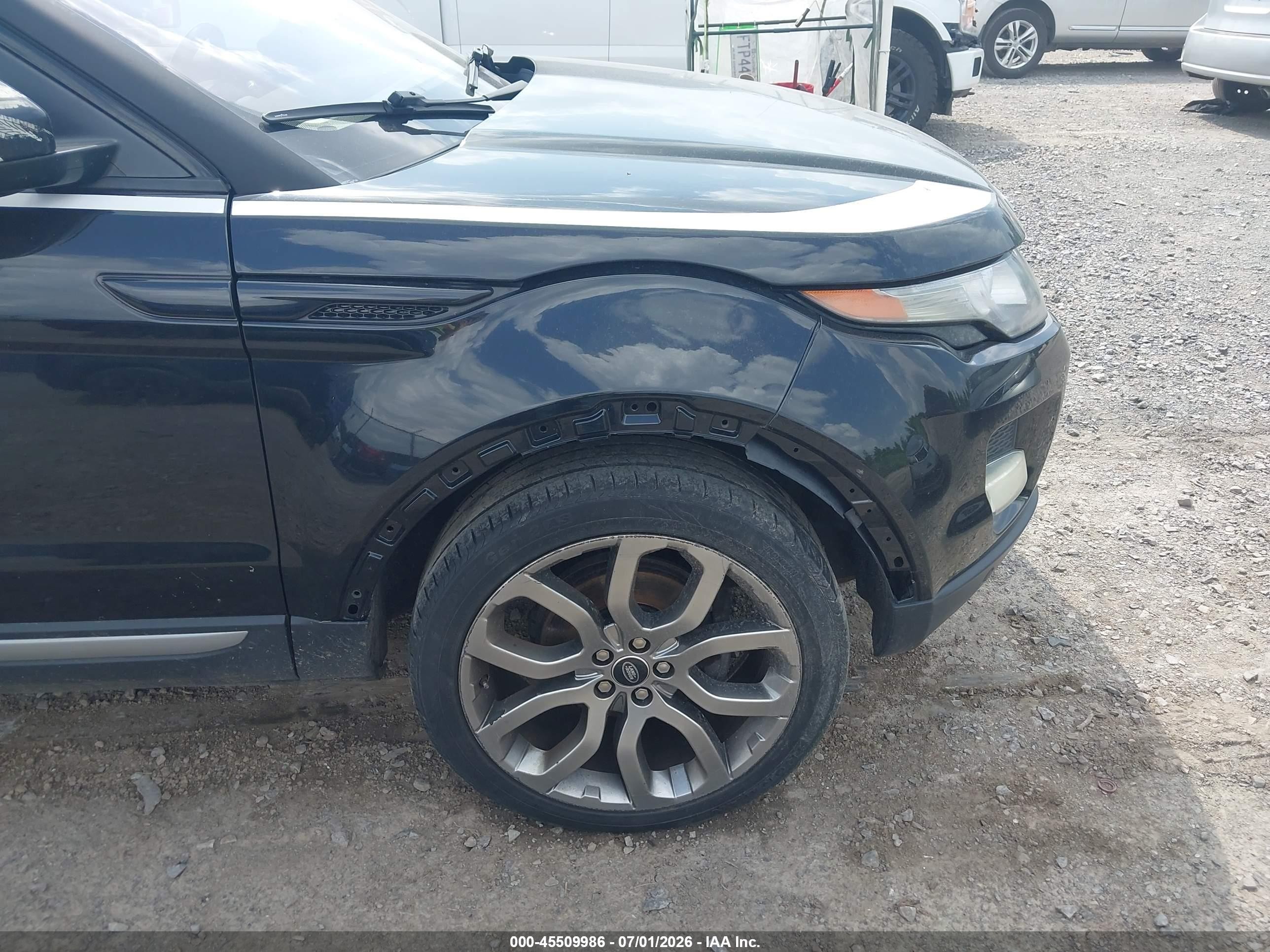 2015 Land Rover Range Rover Evoque Pure Черный vin: SALVP2BG2FH045953