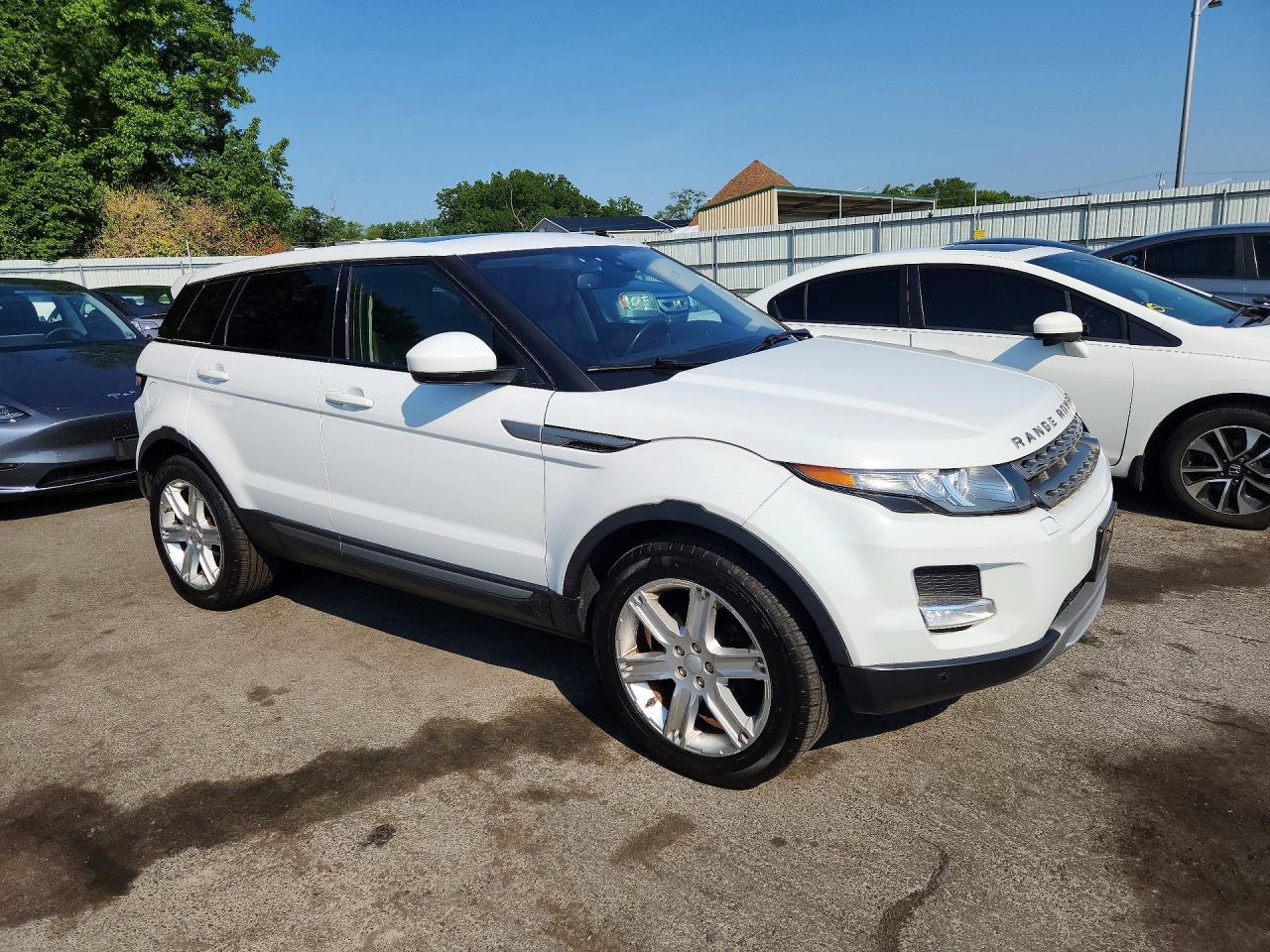 2015 Land Rover Range Rover Evoque Pure Plus White vin: SALVP2BG2FH077124