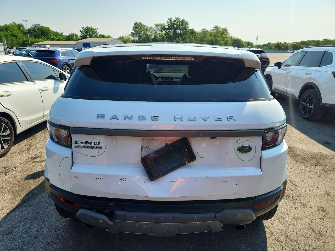 2015 Land Rover Range Rover Evoque Pure Plus White vin: SALVP2BG2FH077124
