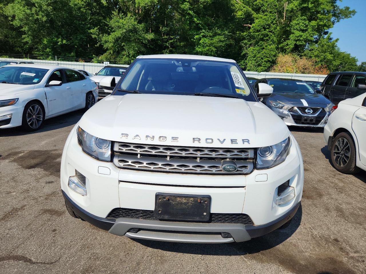 2015 Land Rover Range Rover Evoque Pure Plus White vin: SALVP2BG2FH077124