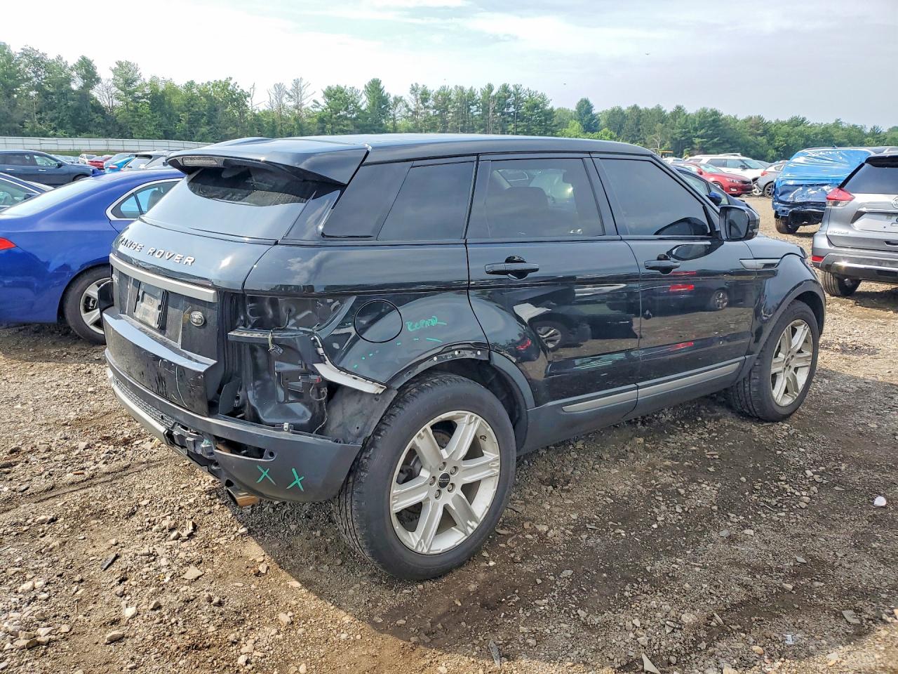 2012 Land Rover Range Rover Evoque Pure Plus Черный vin: SALVP2BG3CH649071