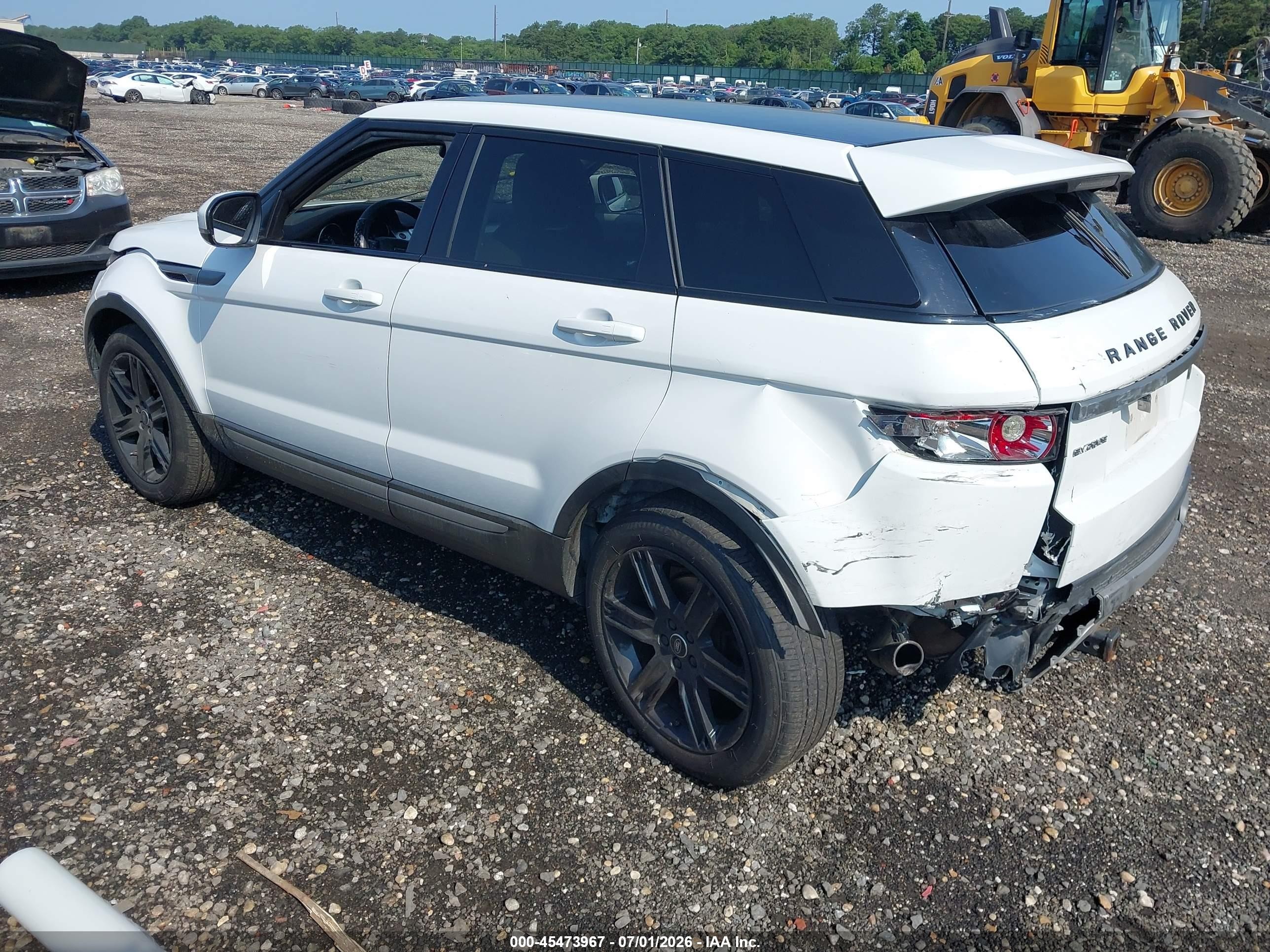 2013 Land Rover Range Rover Evoque Pure White vin: SALVP2BG3DH783192