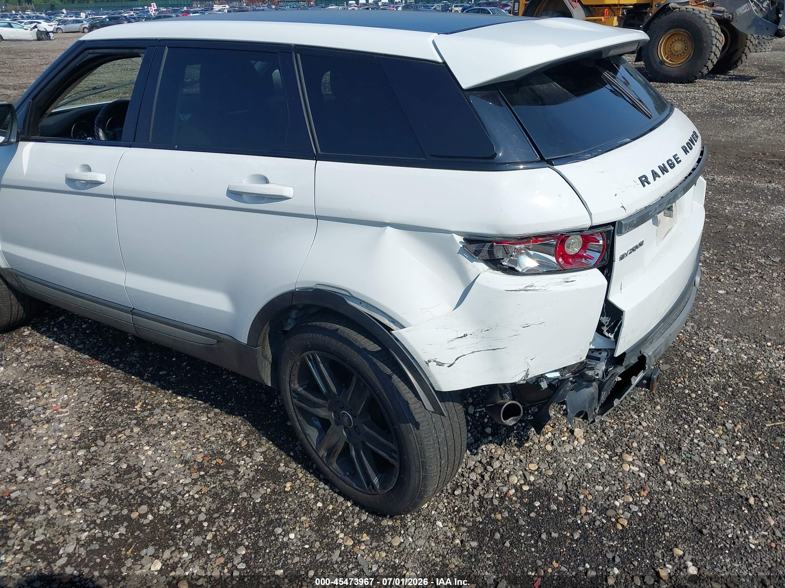 2013 Land Rover Range Rover Evoque Pure White vin: SALVP2BG3DH783192