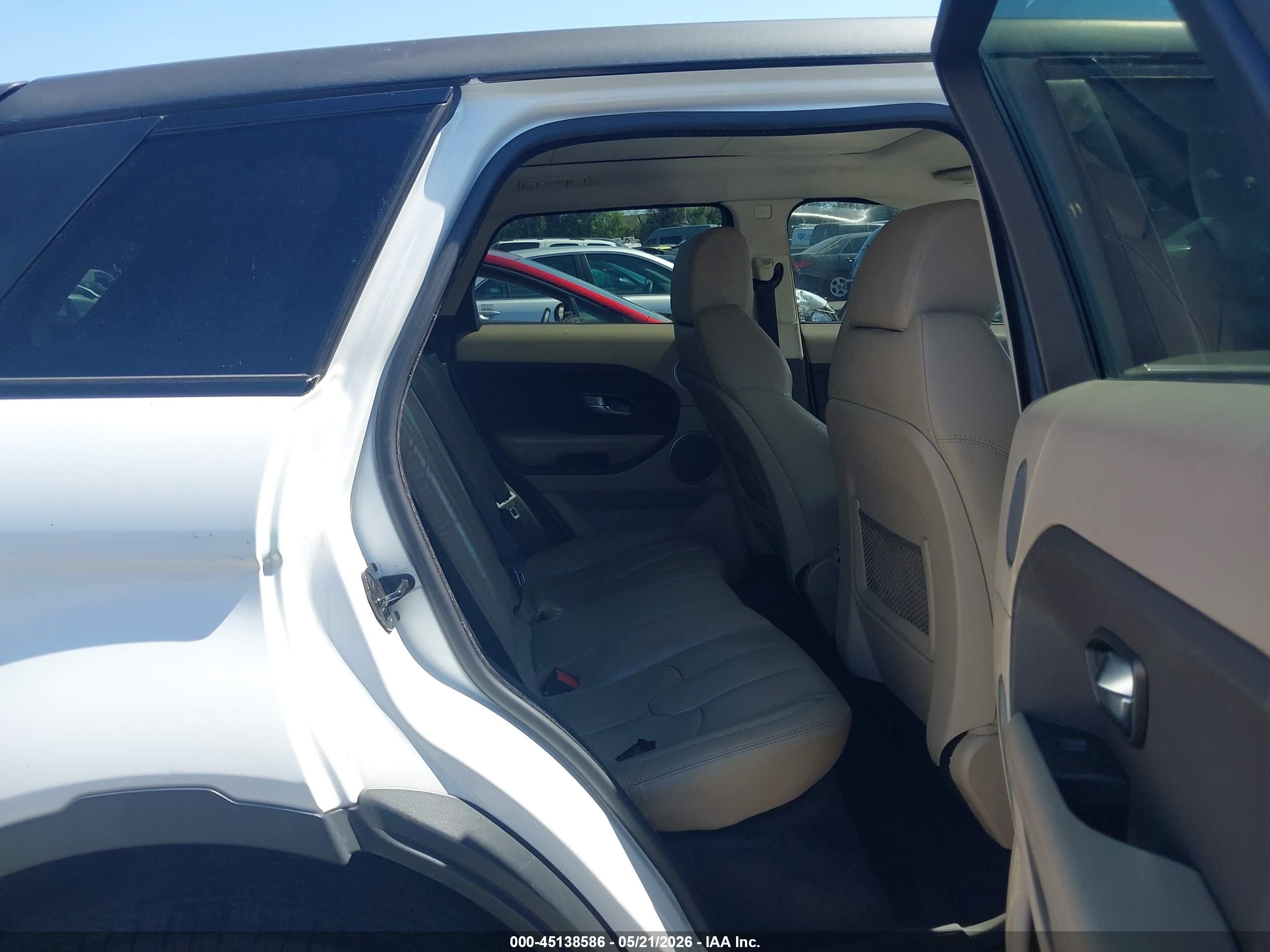 2013 Land Rover Range Rover Evoque Pure White vin: SALVP2BG3DH825151