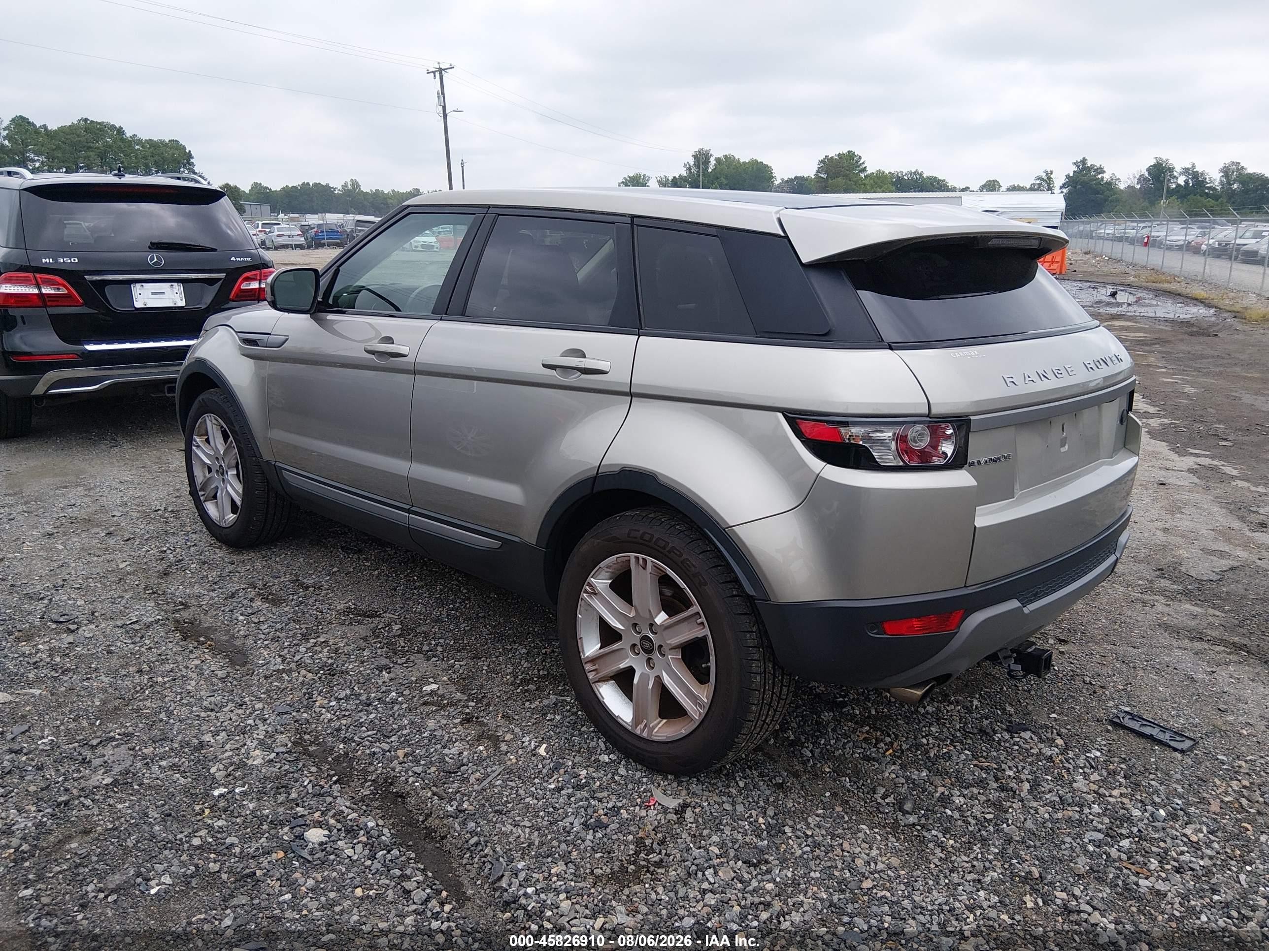 2013 Land Rover Range Rover Evoque Pure Gray vin: SALVP2BG3DH841348
