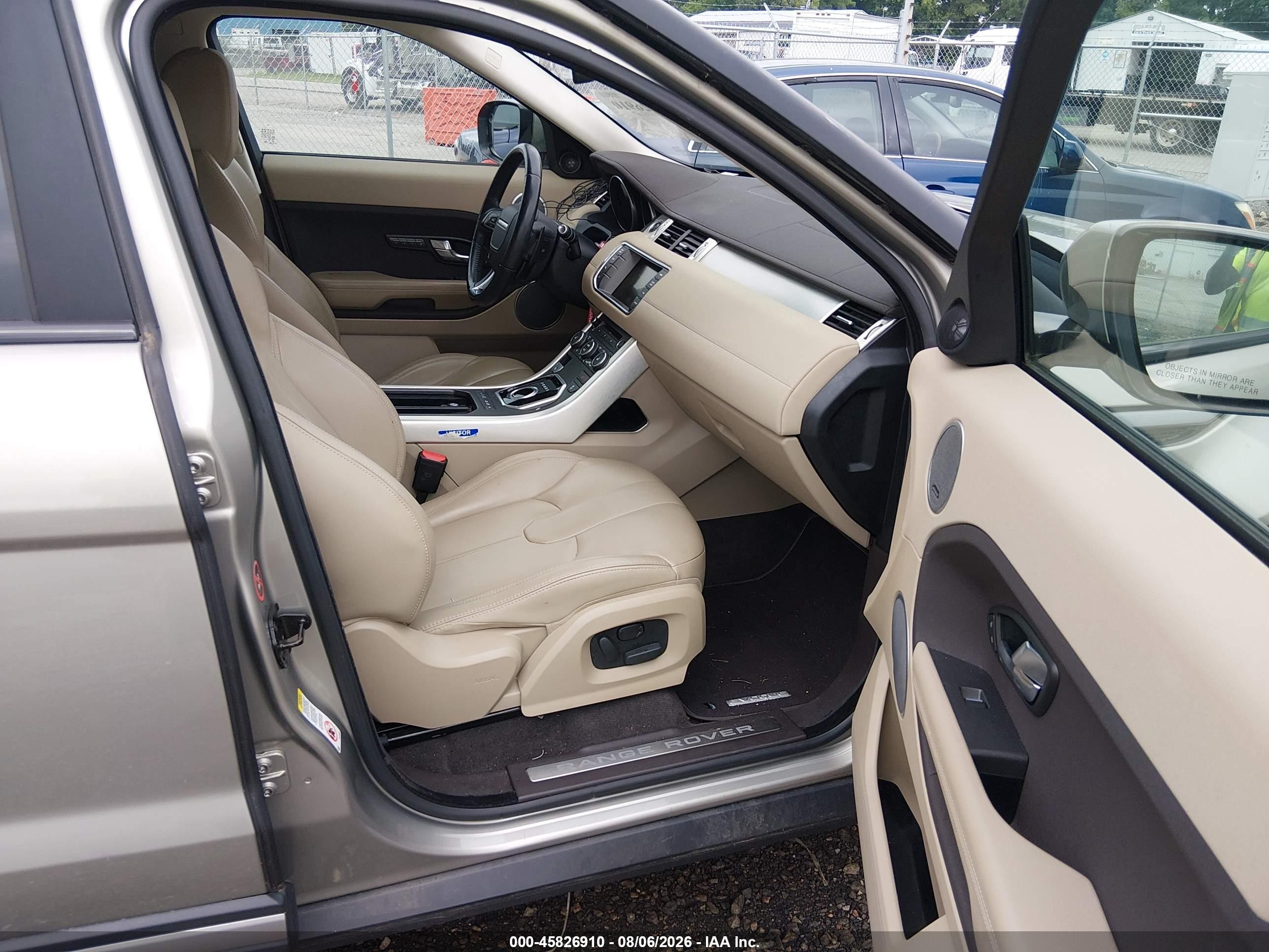 2013 Land Rover Range Rover Evoque Pure Gray vin: SALVP2BG3DH841348