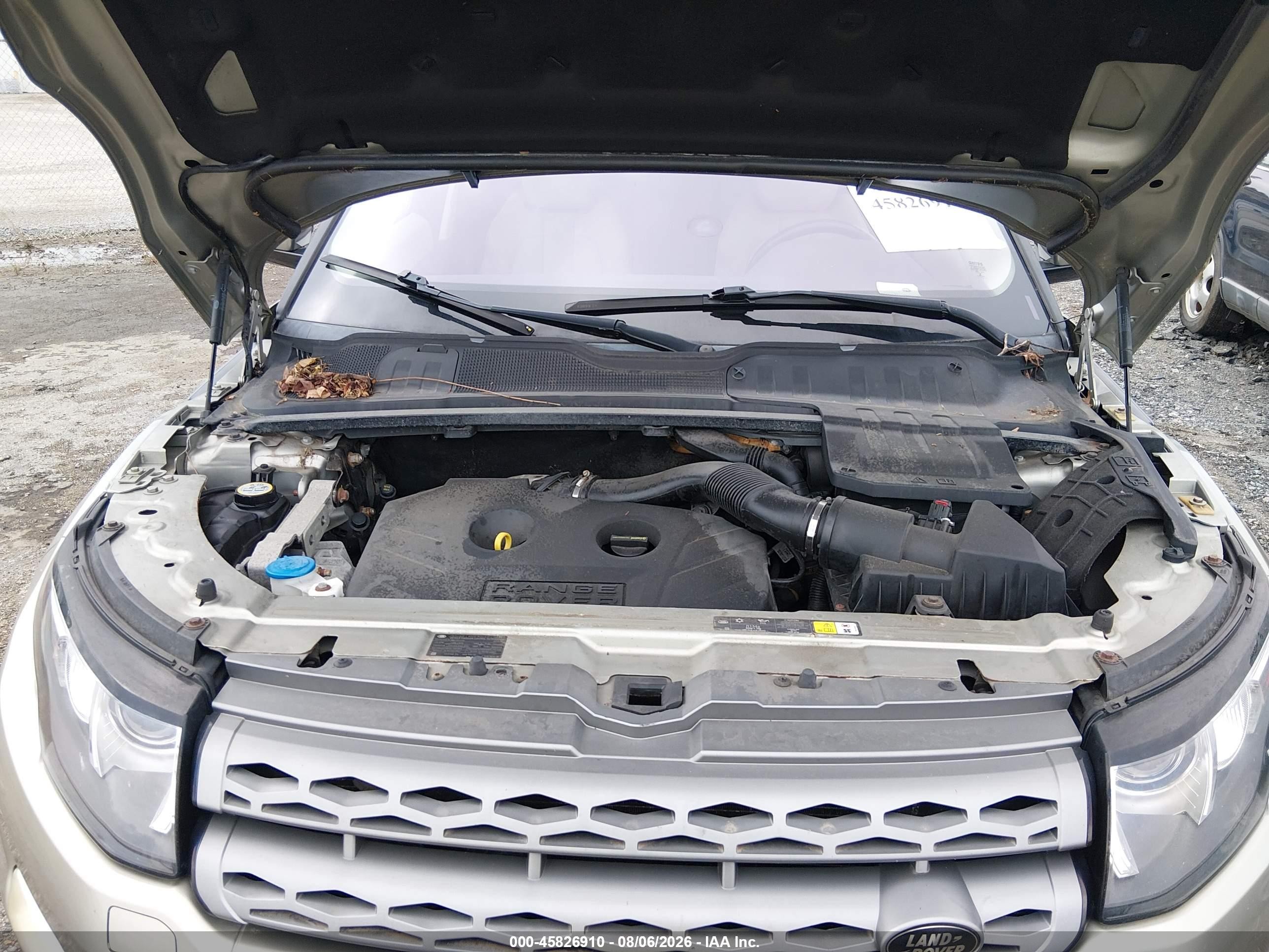 2013 Land Rover Range Rover Evoque Pure Gray vin: SALVP2BG3DH841348