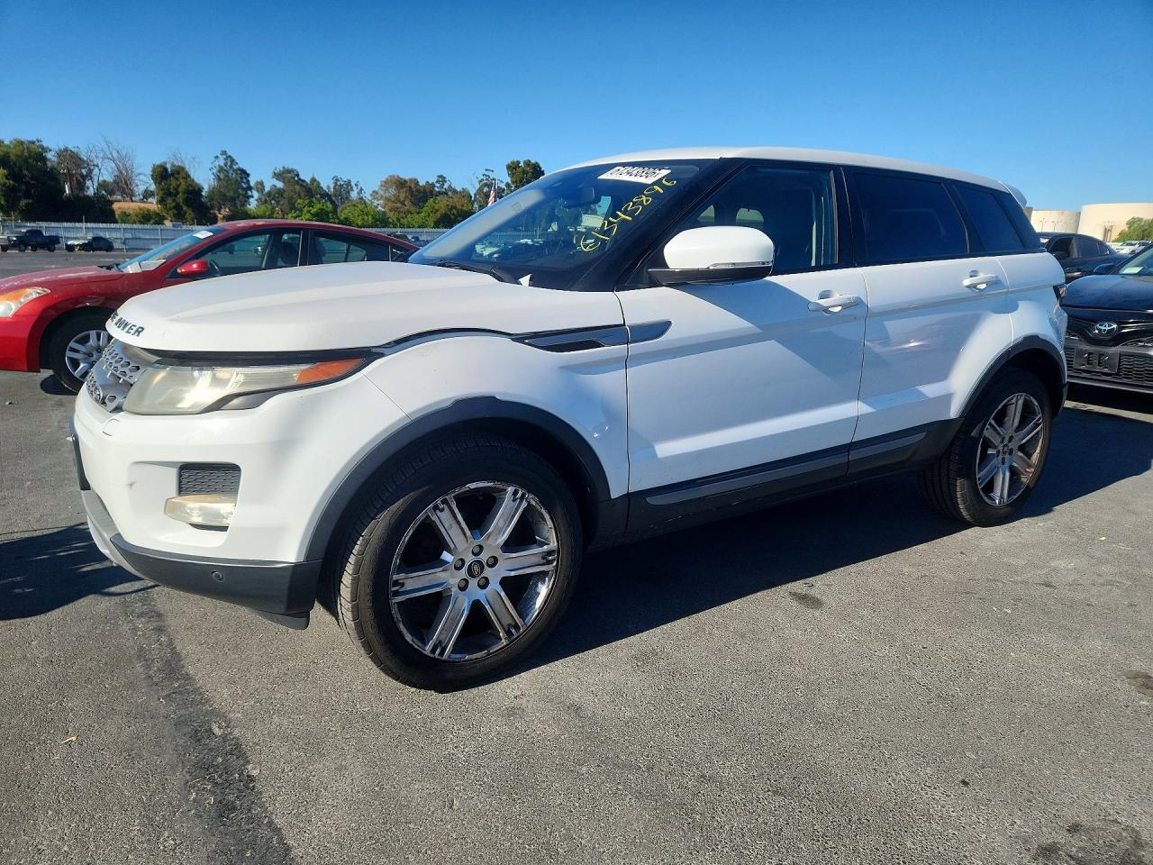2013 Land Rover Range Rover Evoque Pure Plus White vin: SALVP2BG3DH842435
