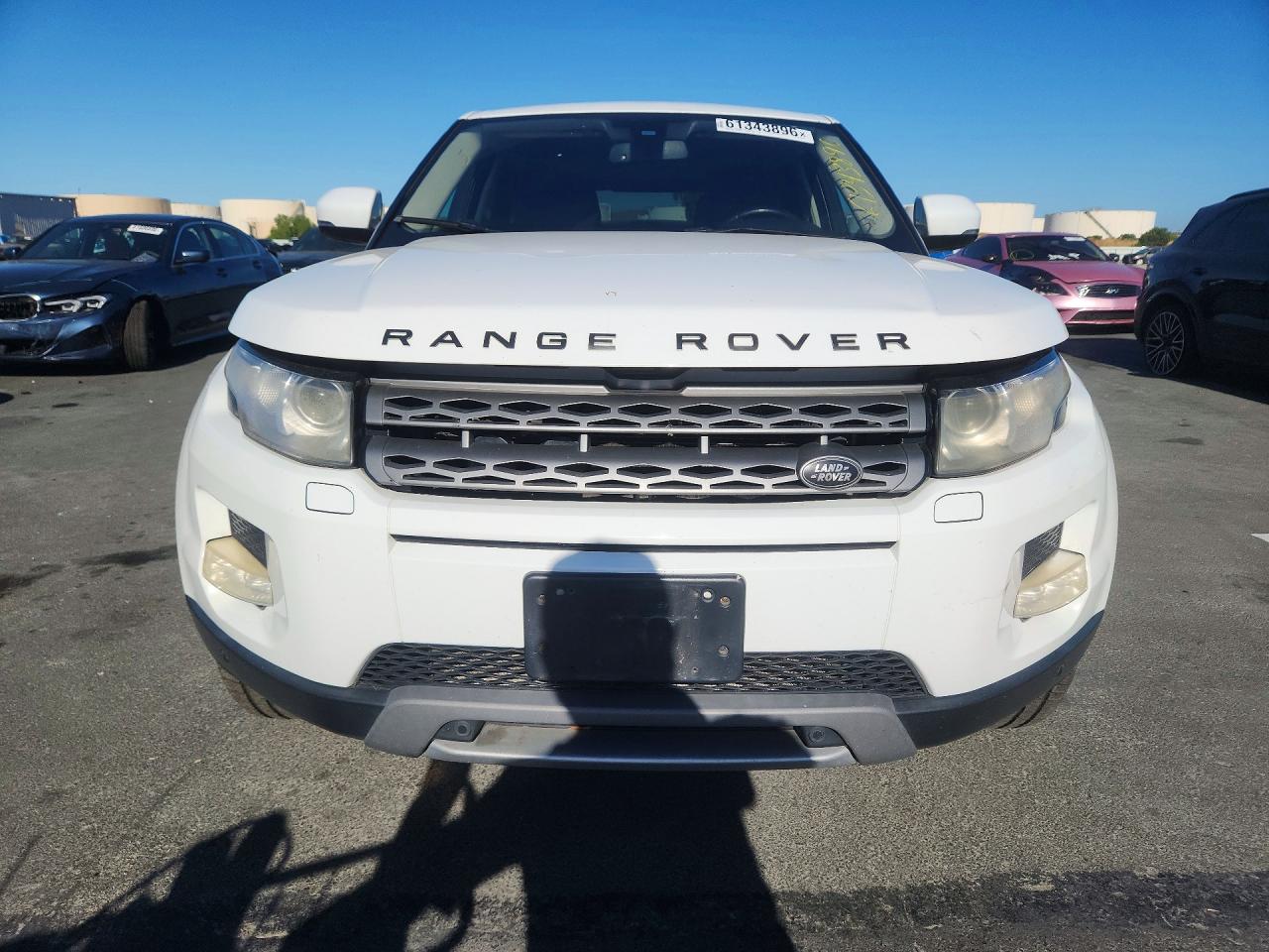 2013 Land Rover Range Rover Evoque Pure Plus White vin: SALVP2BG3DH842435