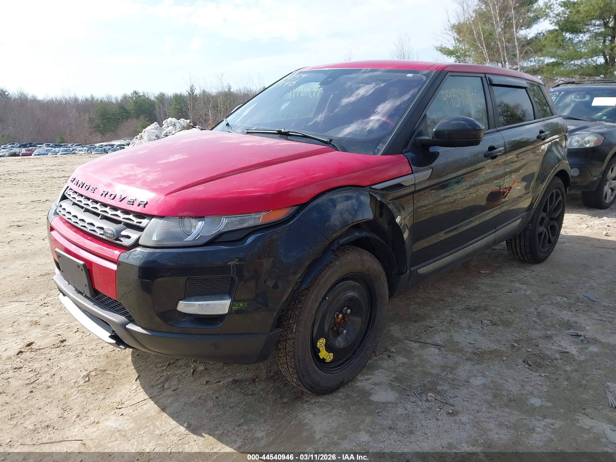2015 Land Rover Range Rover Evoque Pure Black vin: SALVP2BG3FH015943