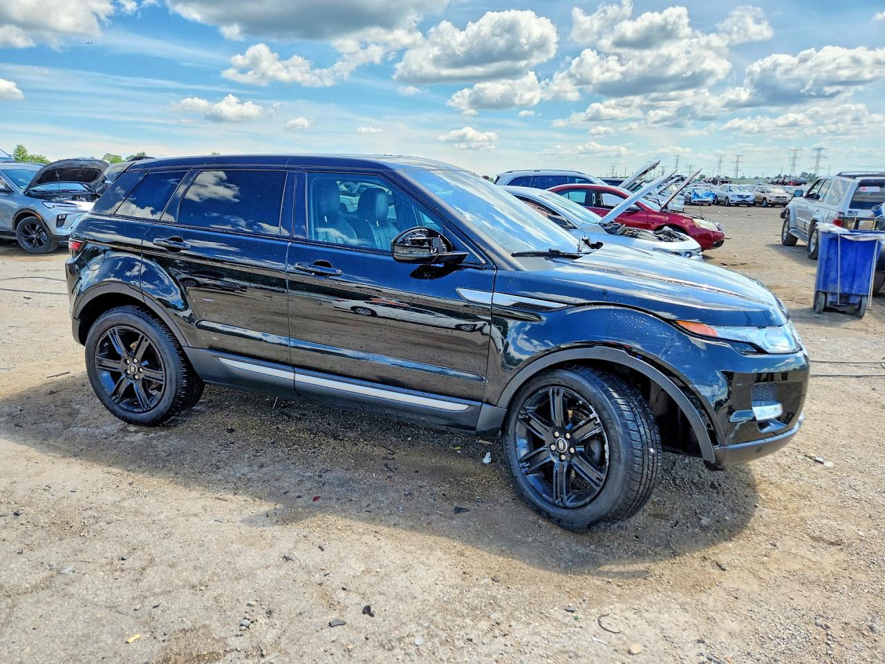 2015 Land Rover Range Rover Evoque Pure Plus Черный vin: SALVP2BG3FH028787
