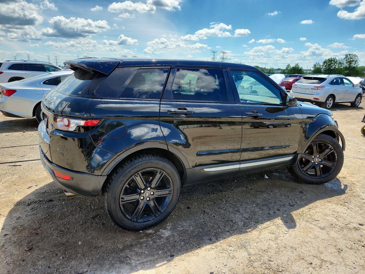 2015 Land Rover Range Rover Evoque Pure Plus Черный vin: SALVP2BG3FH028787