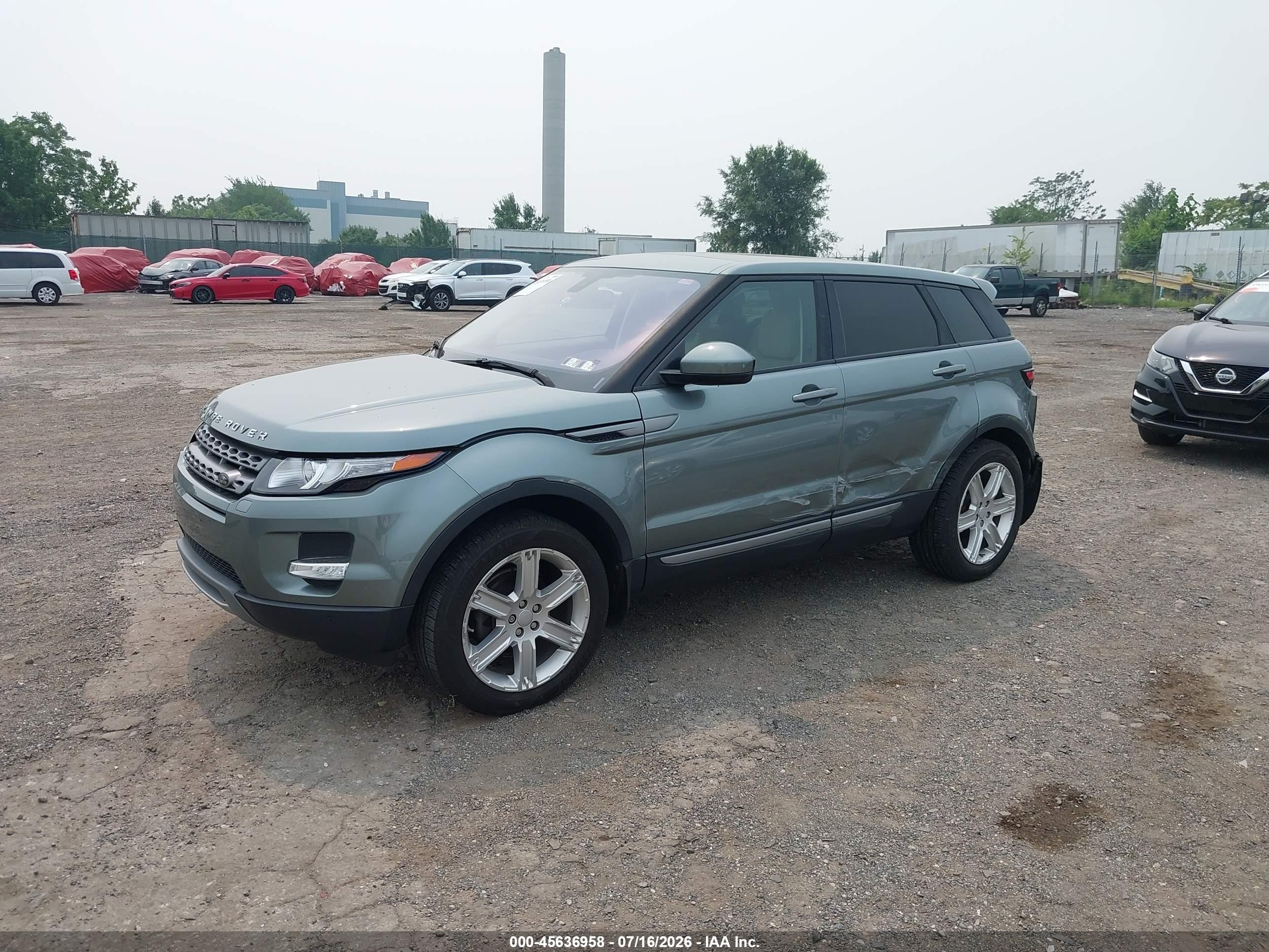 2015 Land Rover Range Rover Evoque Pure Gray vin: SALVP2BG3FH059070