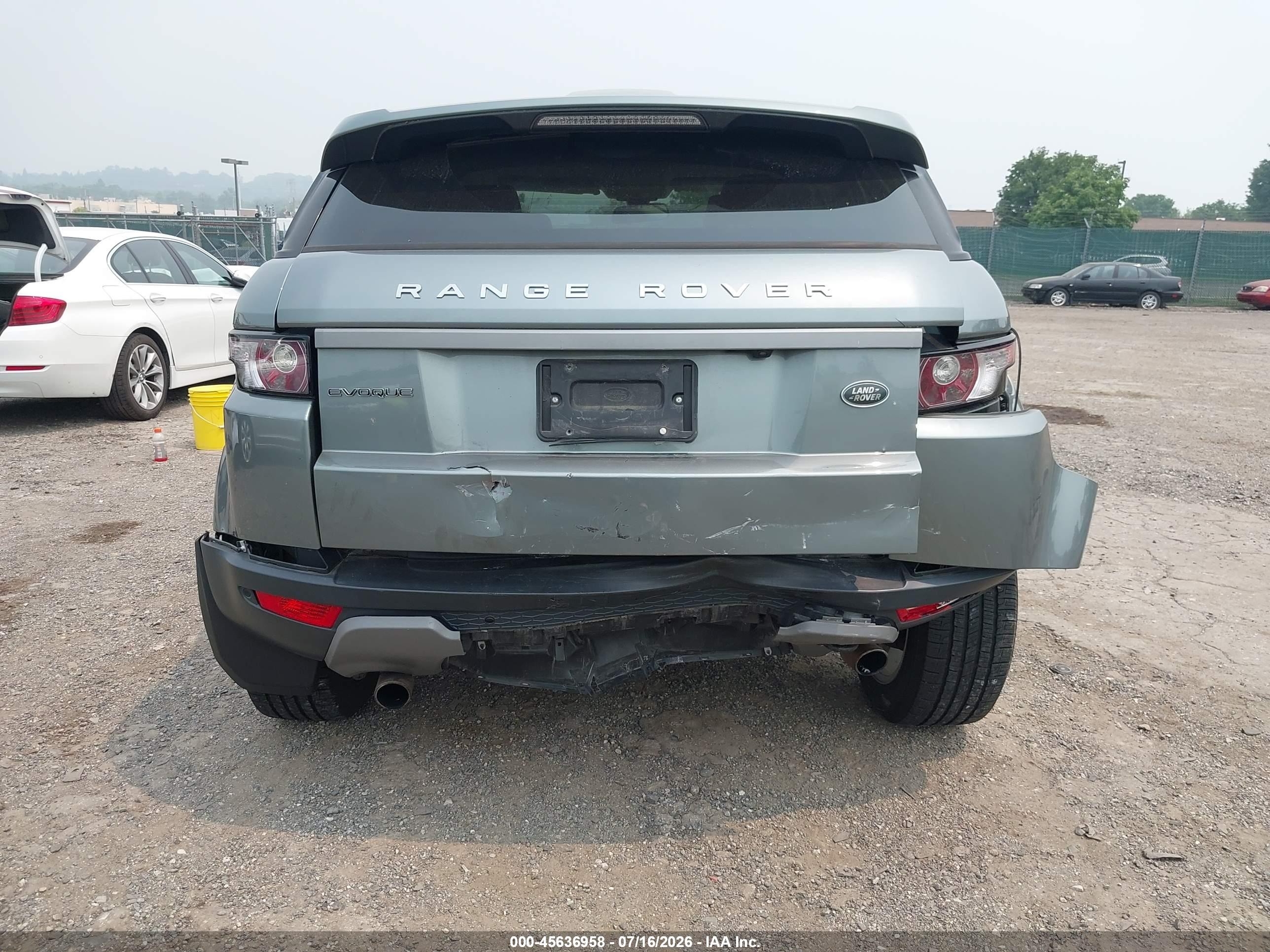 2015 Land Rover Range Rover Evoque Pure Gray vin: SALVP2BG3FH059070