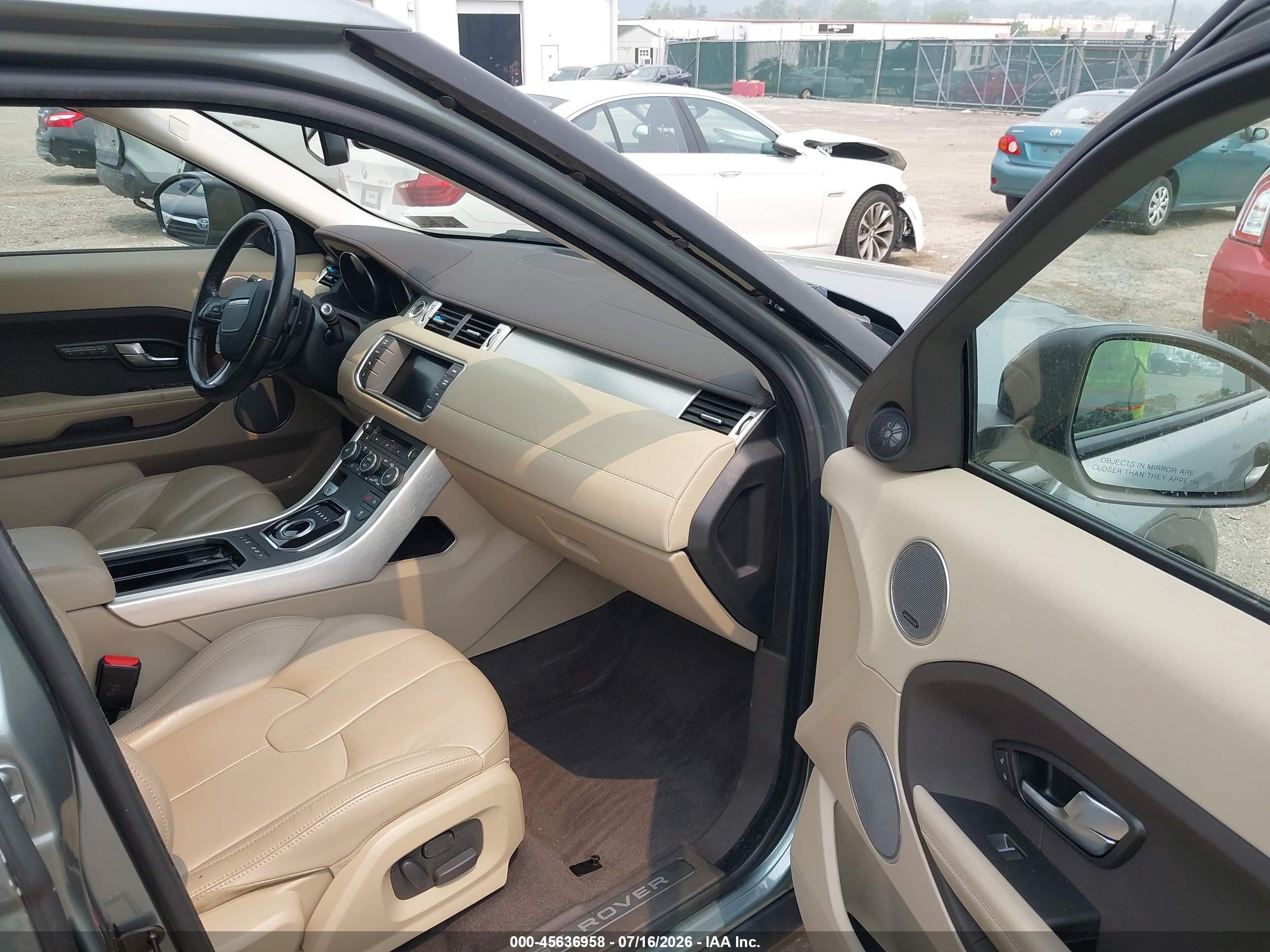 2015 Land Rover Range Rover Evoque Pure Gray vin: SALVP2BG3FH059070