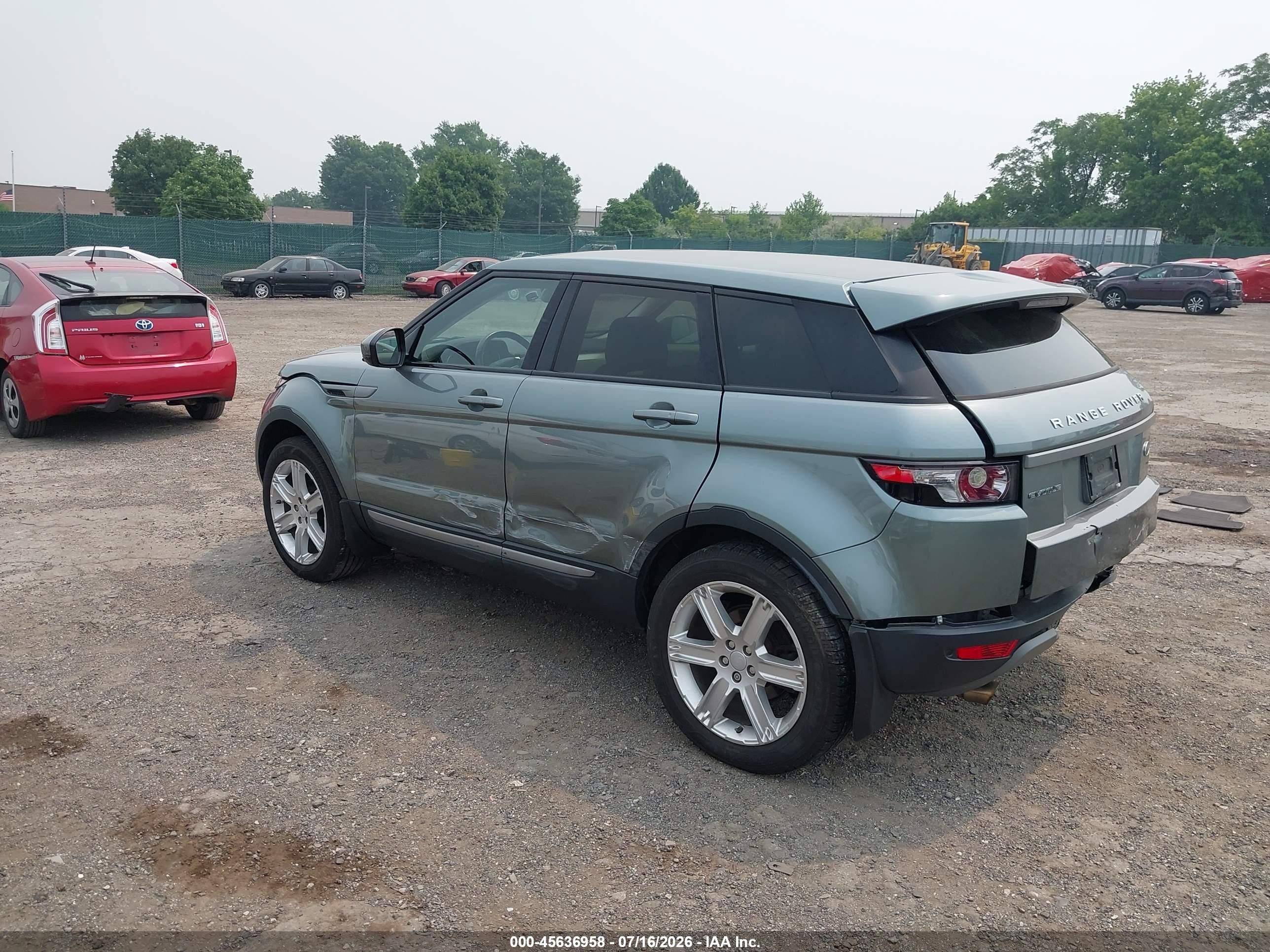 2015 Land Rover Range Rover Evoque Pure Gray vin: SALVP2BG3FH059070