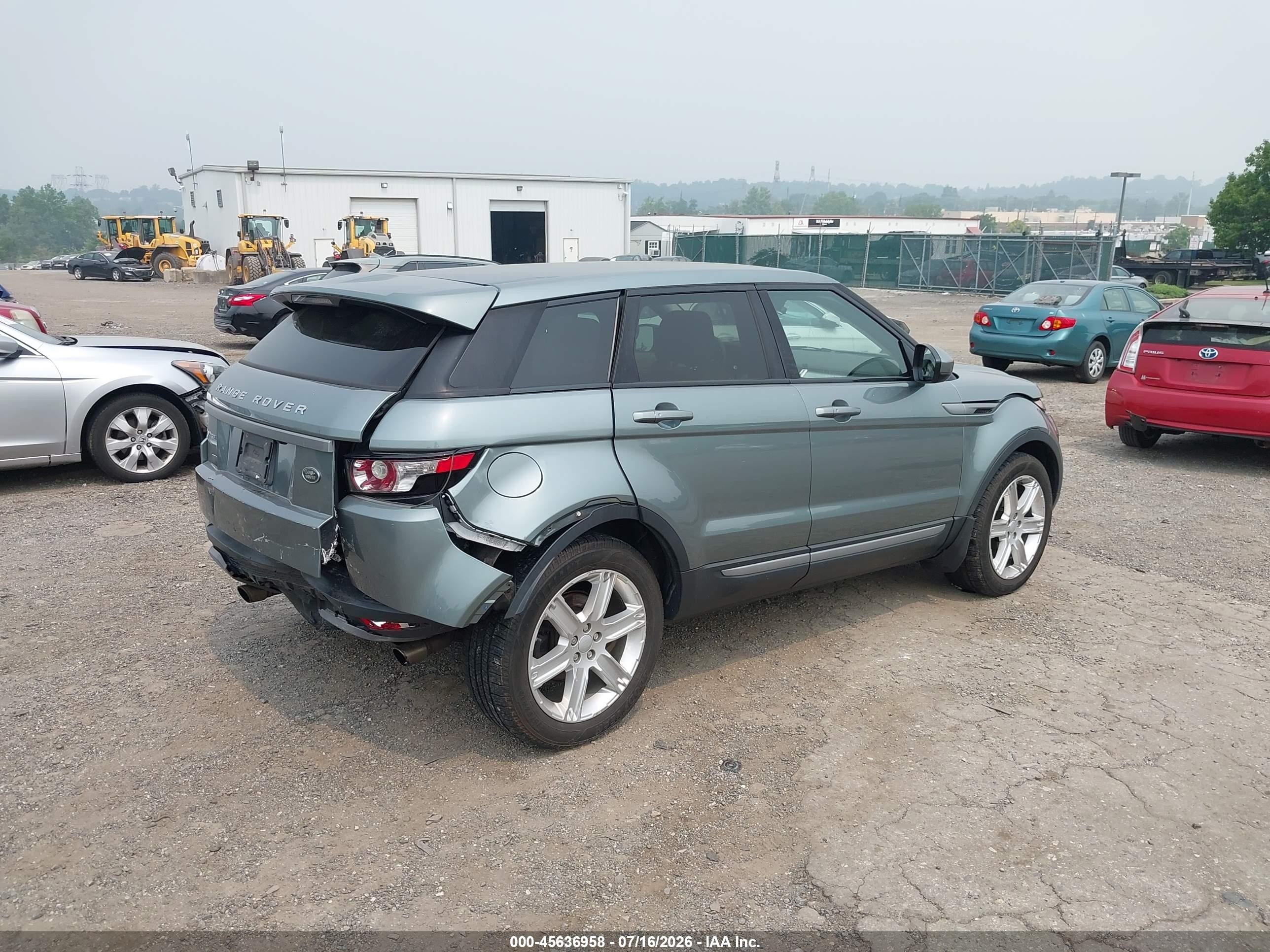 2015 Land Rover Range Rover Evoque Pure Gray vin: SALVP2BG3FH059070