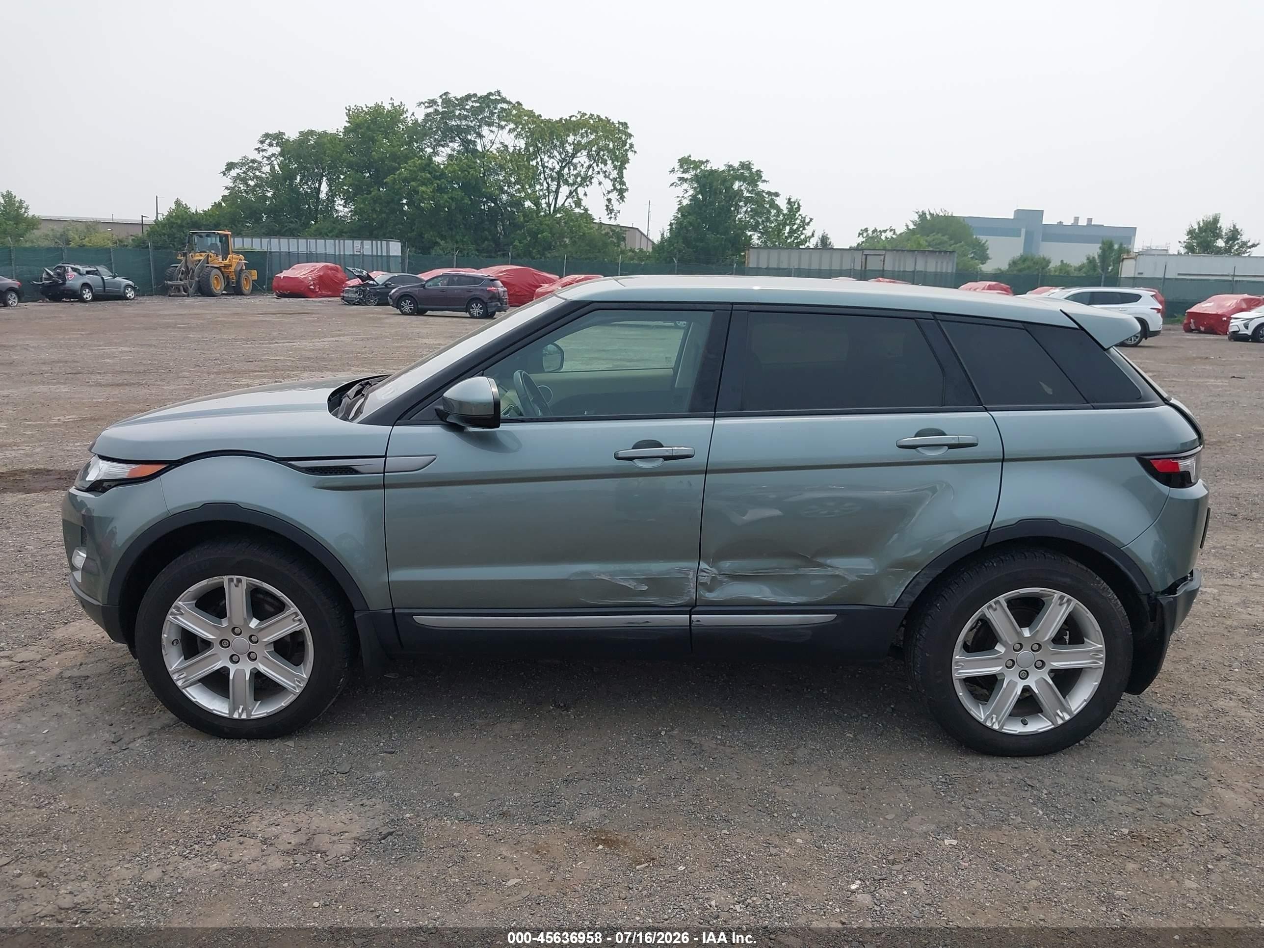 2015 Land Rover Range Rover Evoque Pure Gray vin: SALVP2BG3FH059070