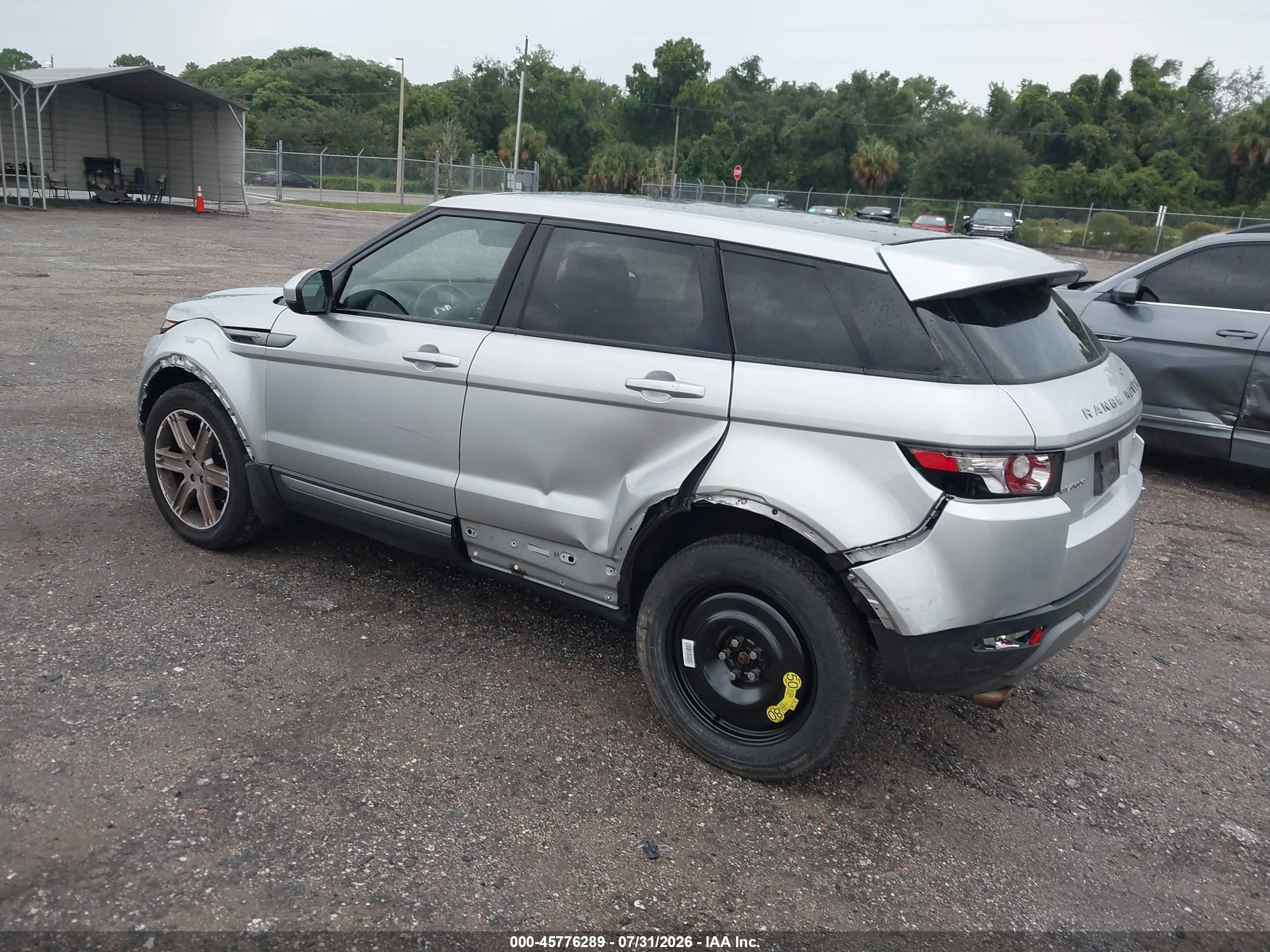 2015 Land Rover Range Rover Evoque Pure Silver vin: SALVP2BG3FH067590