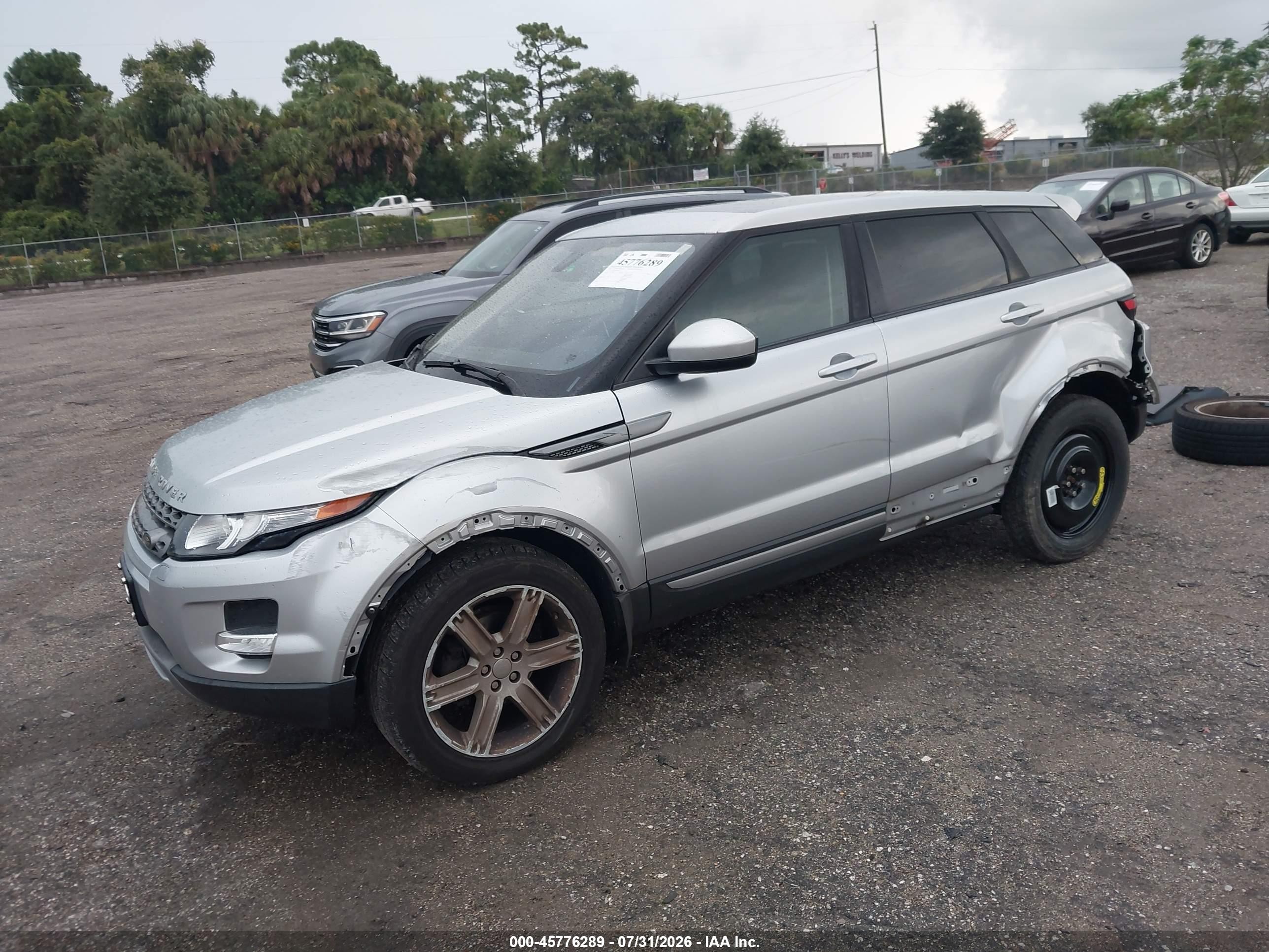 2015 Land Rover Range Rover Evoque Pure Silver vin: SALVP2BG3FH067590