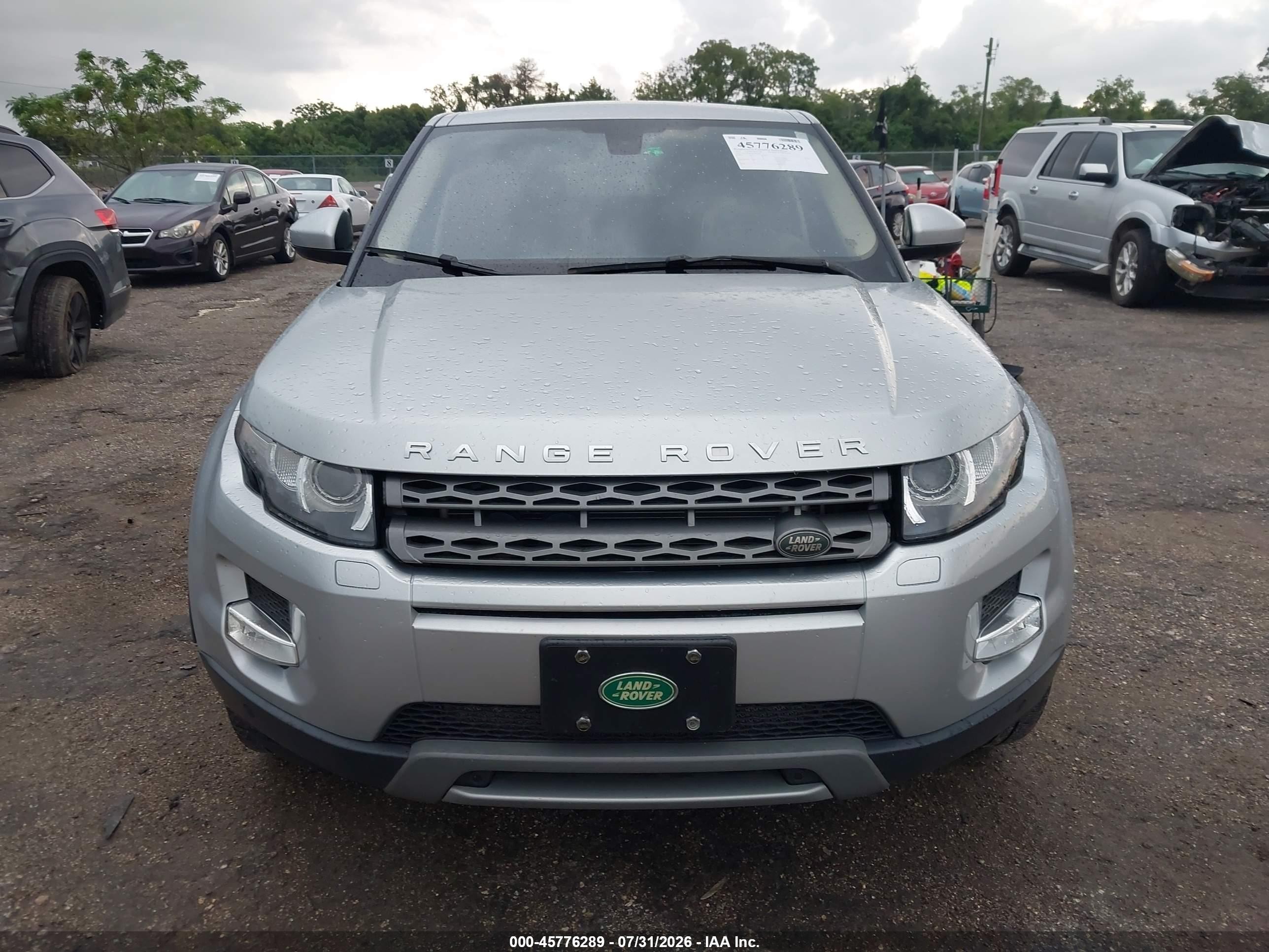 2015 Land Rover Range Rover Evoque Pure Silver vin: SALVP2BG3FH067590