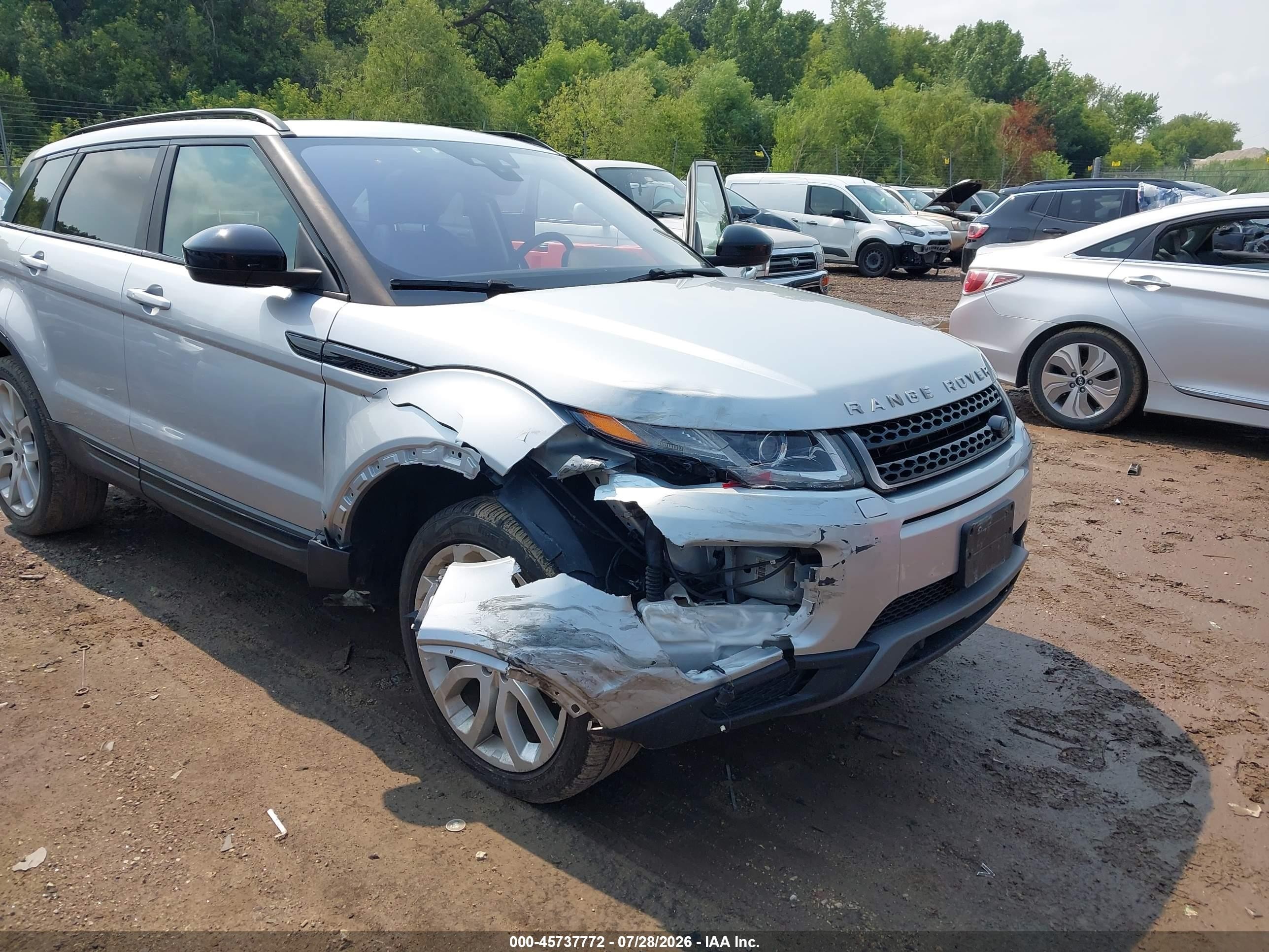 2016 Land Rover Range Rover Evoque Se/se Premium Silver vin: SALVP2BG3GH145562