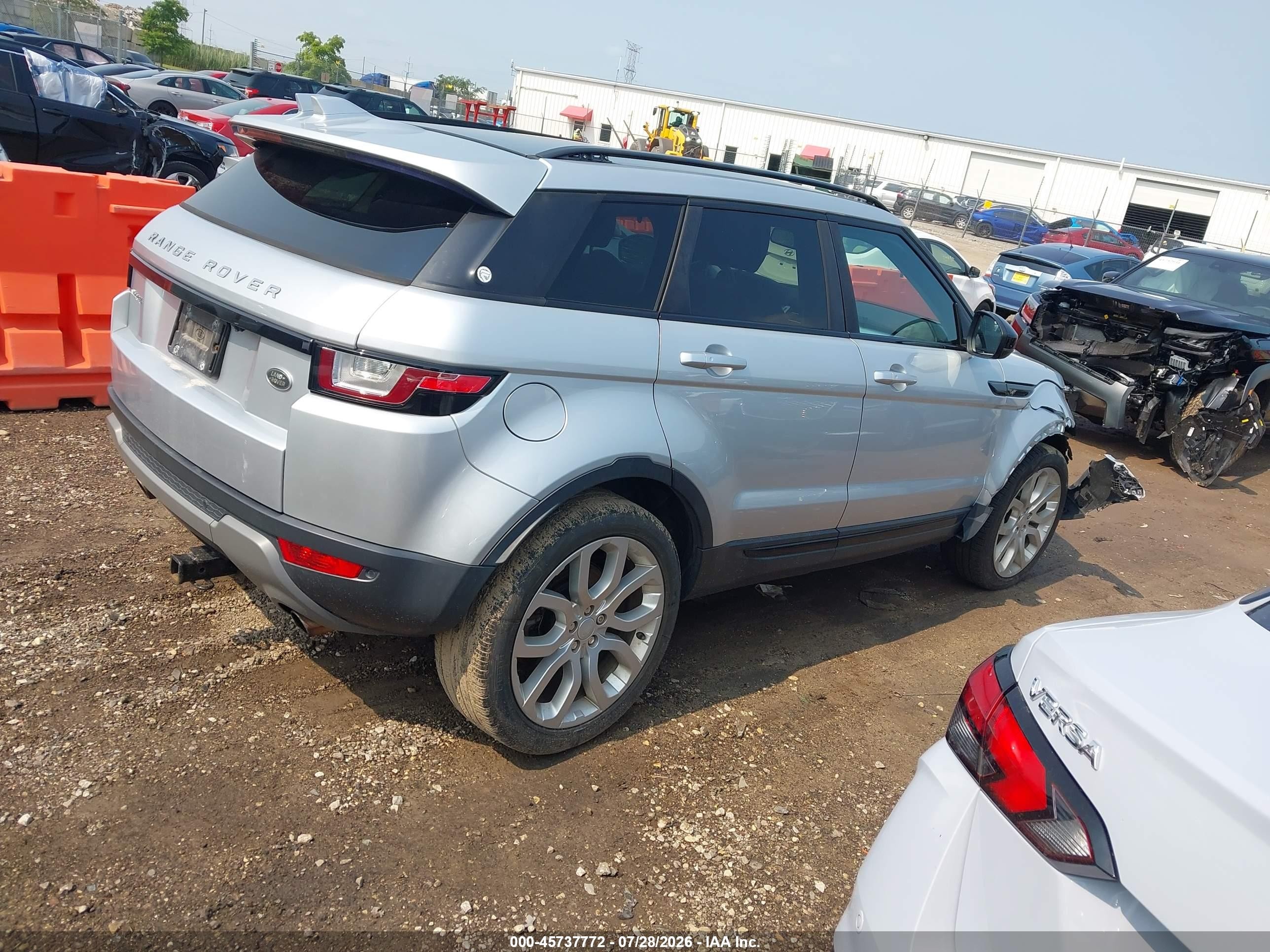 2016 Land Rover Range Rover Evoque Se/se Premium Silver vin: SALVP2BG3GH145562