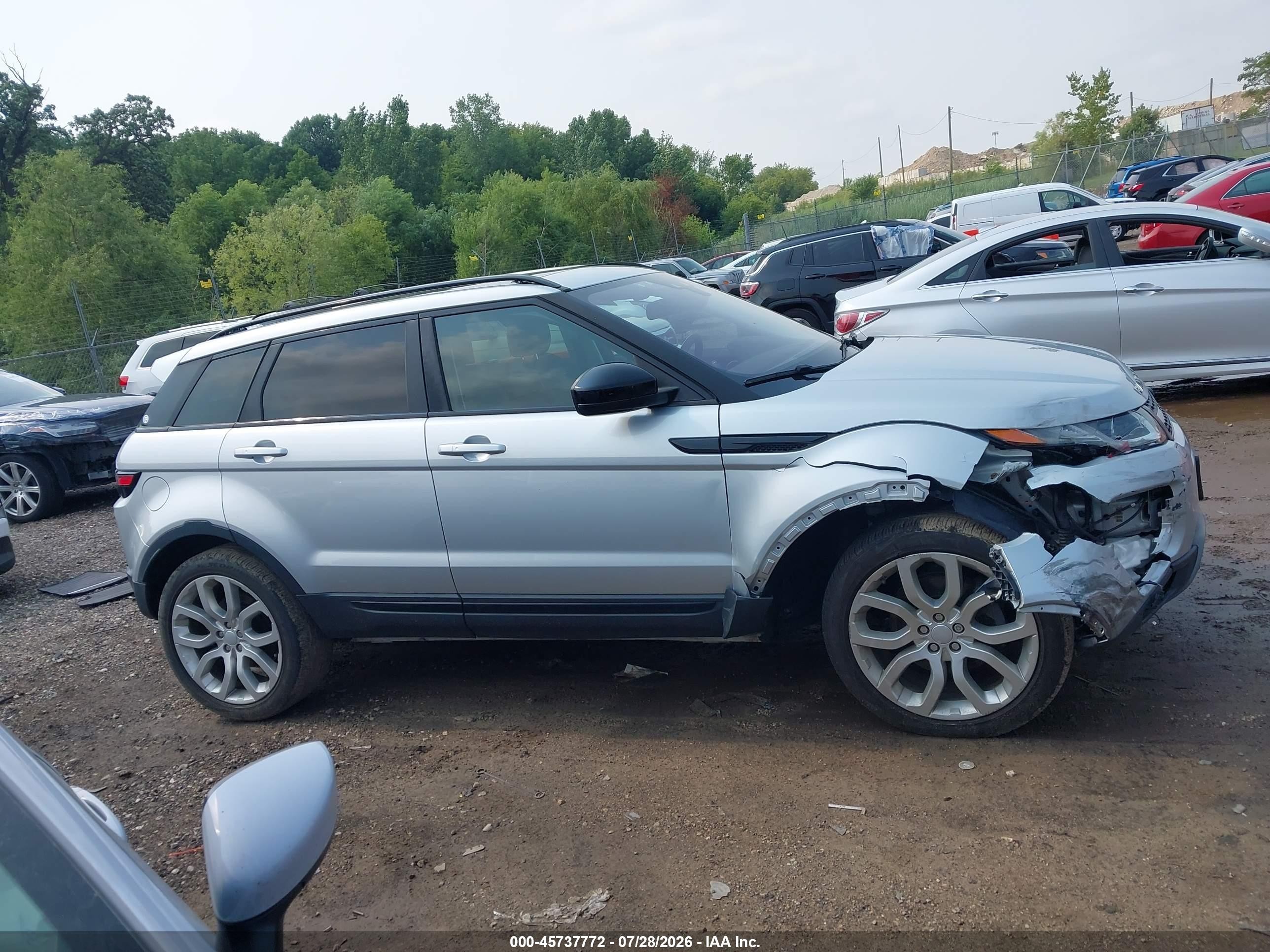 2016 Land Rover Range Rover Evoque Se/se Premium Silver vin: SALVP2BG3GH145562