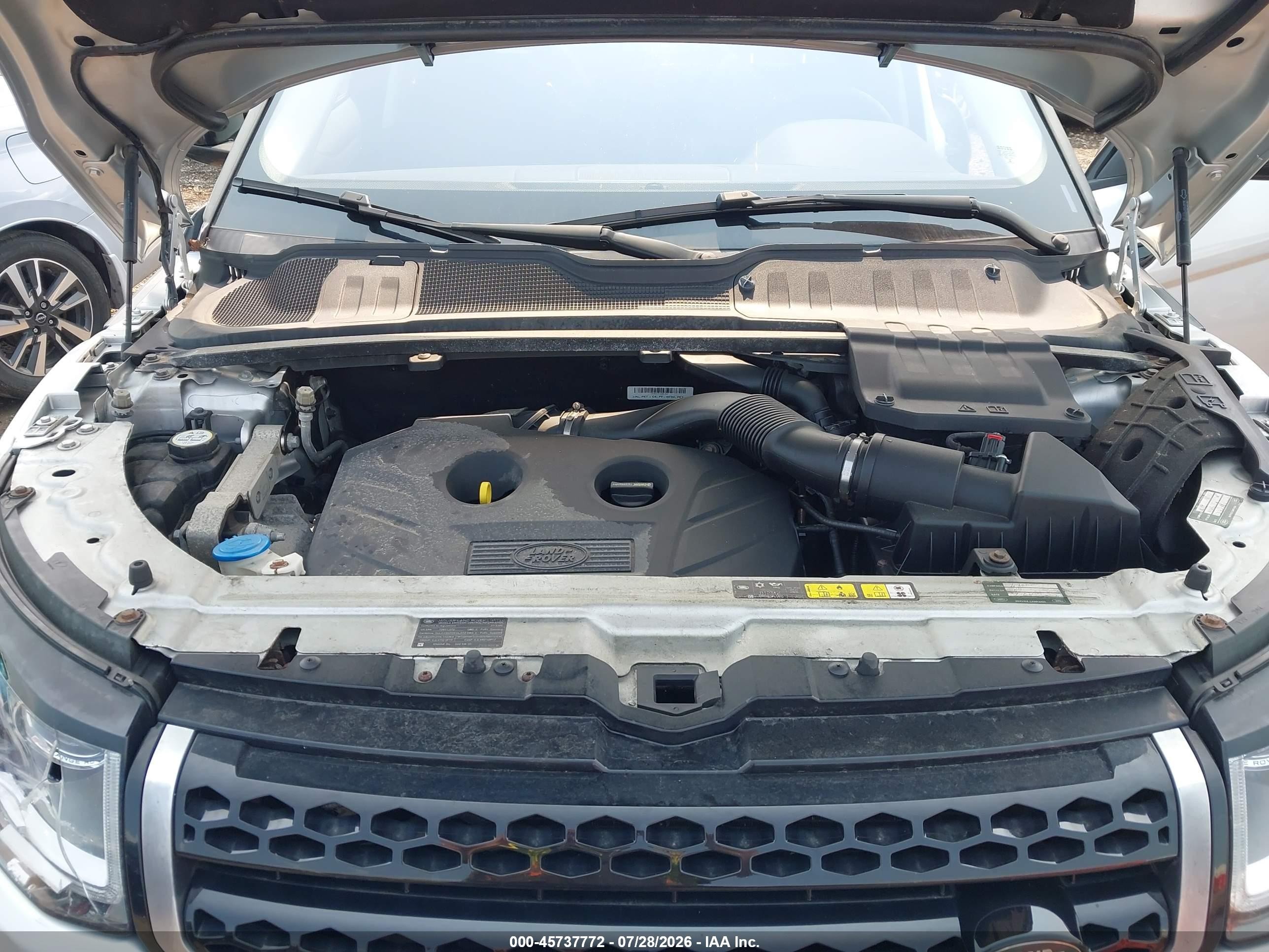 2016 Land Rover Range Rover Evoque Se/se Premium Silver vin: SALVP2BG3GH145562